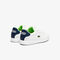 lacoste children s graduate synthetic perforated trainers
