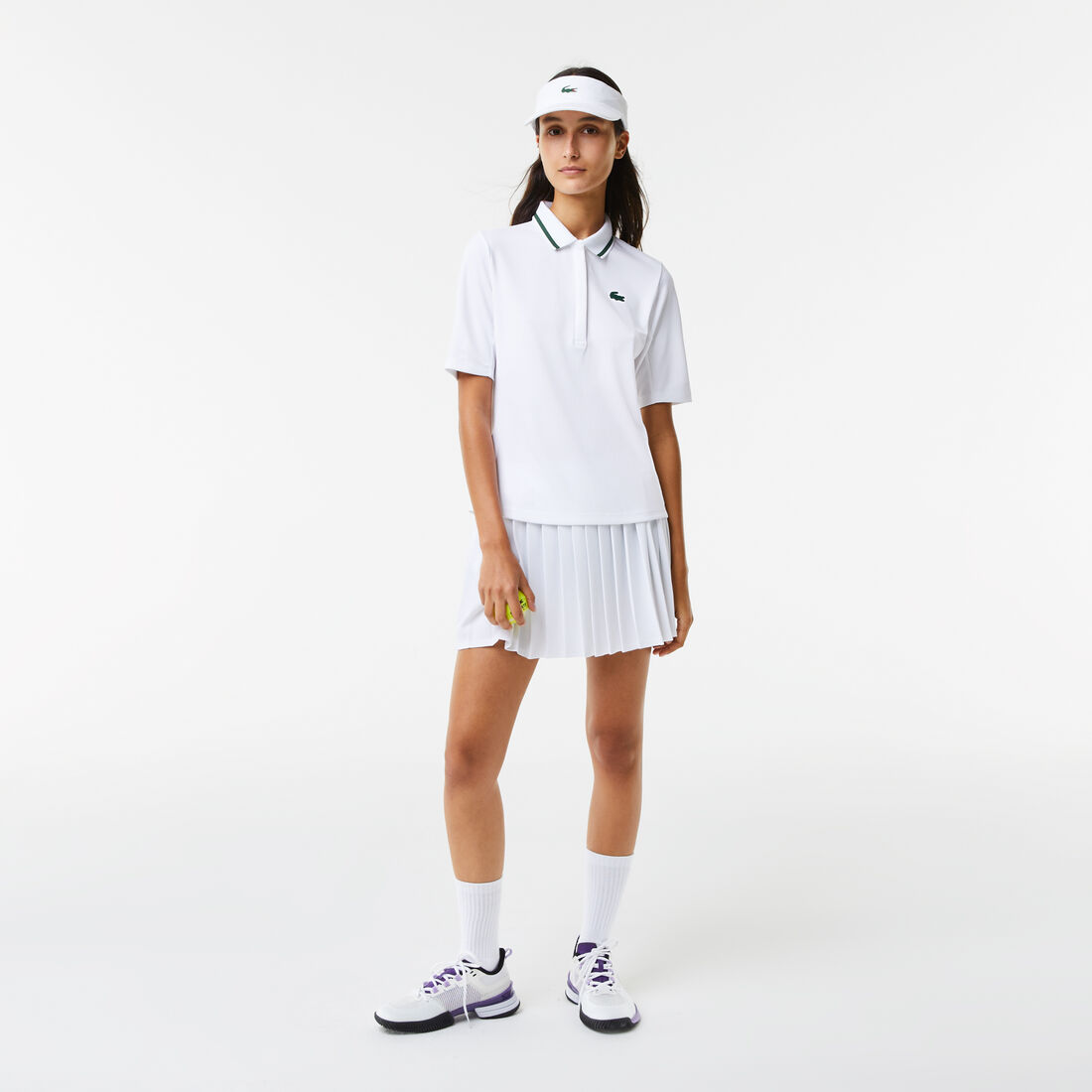 تيشيرت بولو تنس بيكيه ينظم حرارة الجسم للنساء من مجموعة Lacoste SPORT تيشيرت بولو تنس بيكيه ينظم حرارة الجسم للنساء من مجموعة Lacoste SPORT