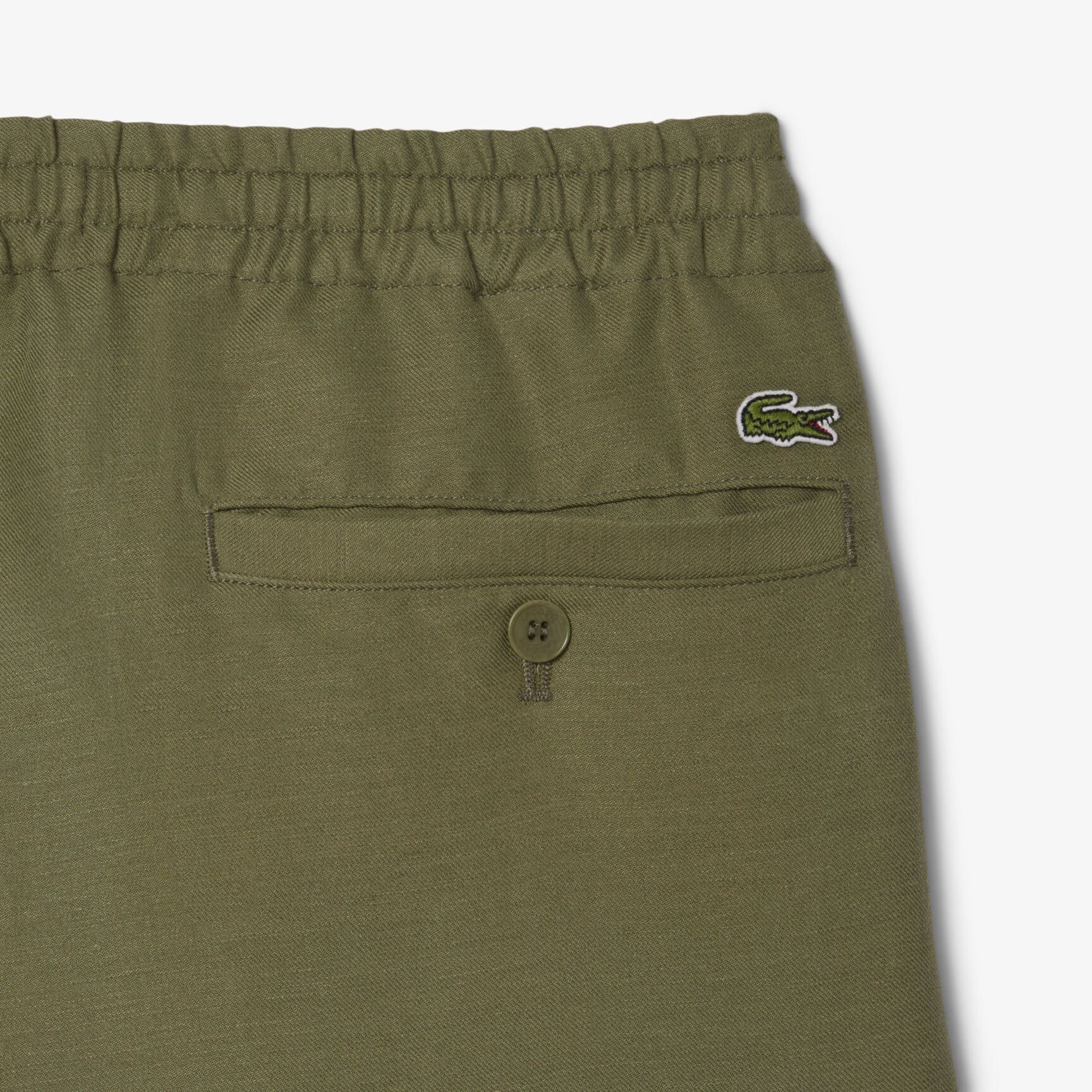 Regular Fit Linen Twill Pants