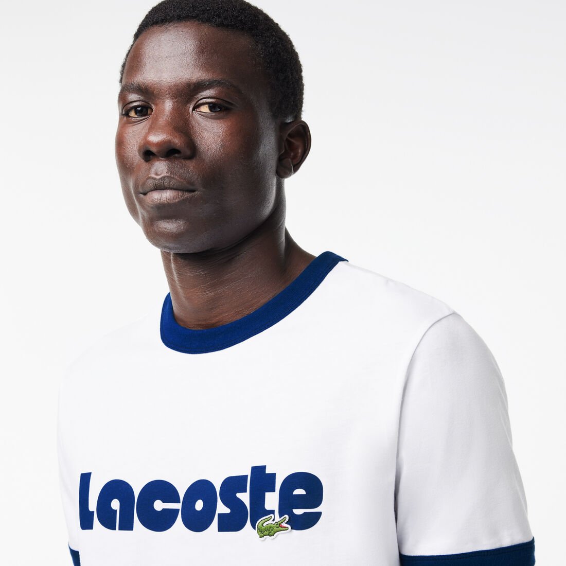 Lacoste Print Contrast Accent T-shirt Lacoste Print Contrast Accent T-shirt