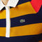 Women’s Fitted Striped Ribbed Mid-Length Polo Dress lacoste women s fitted striped ribbed mid length polo dress