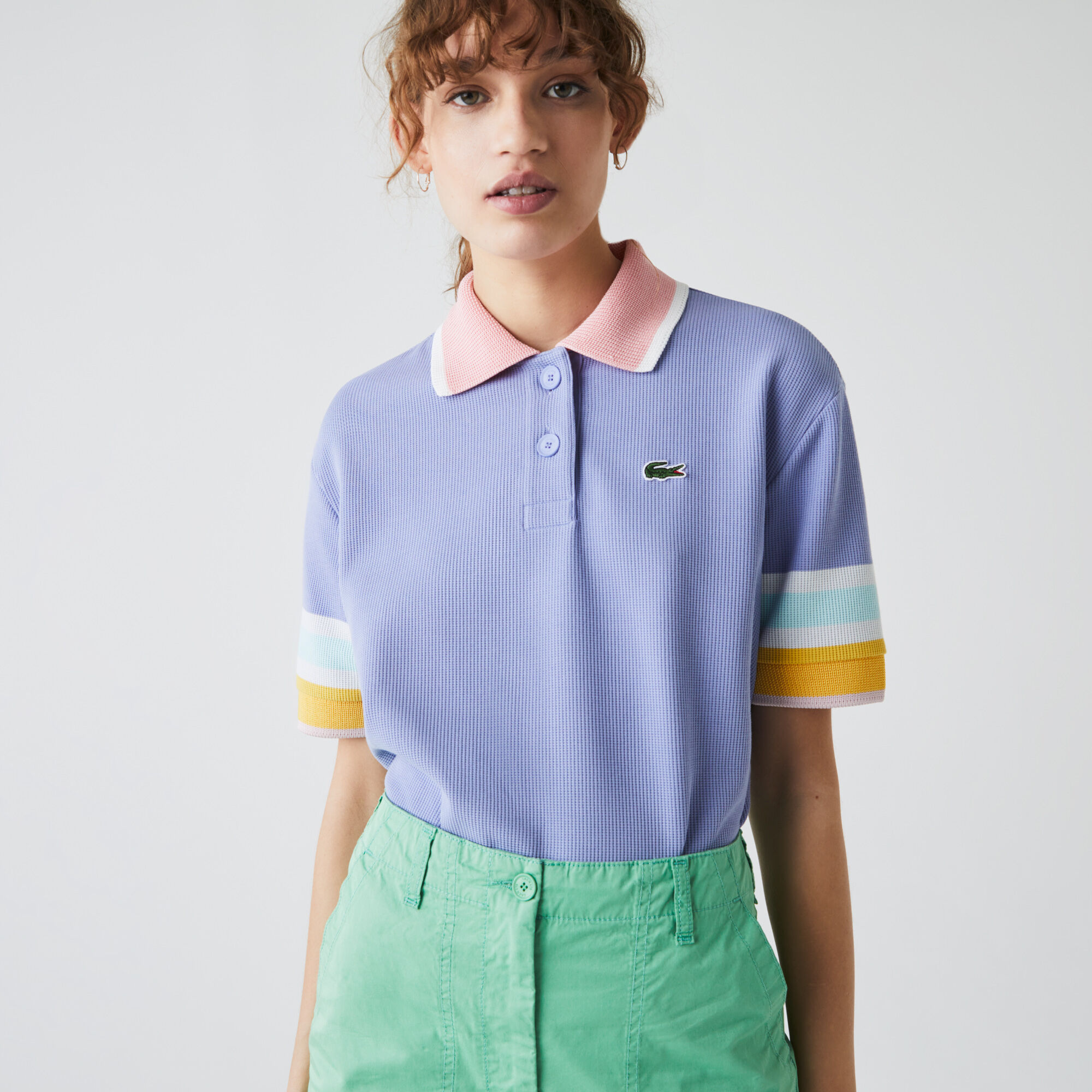 Lacoste rainbow polo on sale