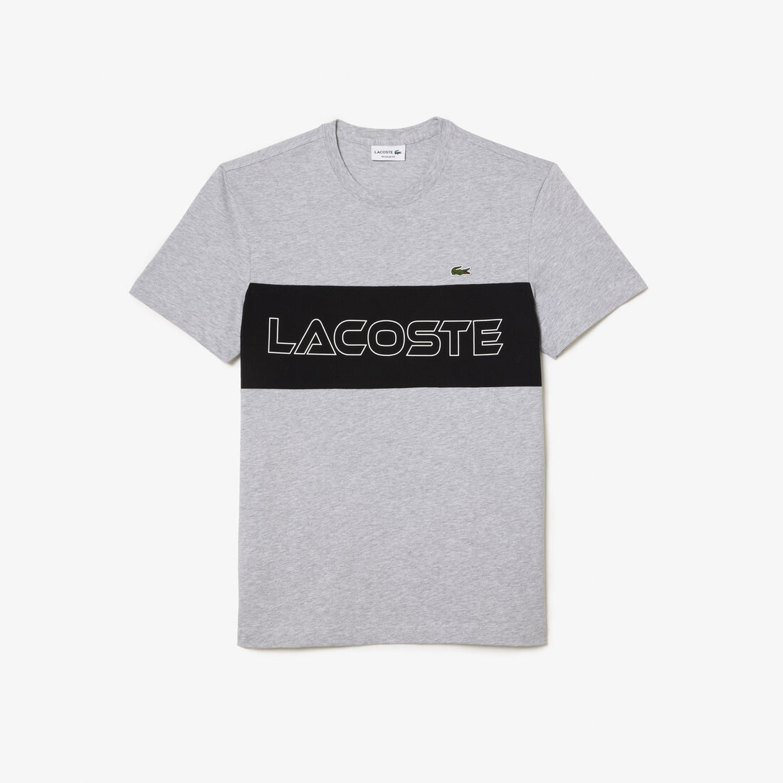 Lacoste Regular Fit Printed Colourblock T-shirt Lacoste Regular Fit Printed Colourblock T-shirt