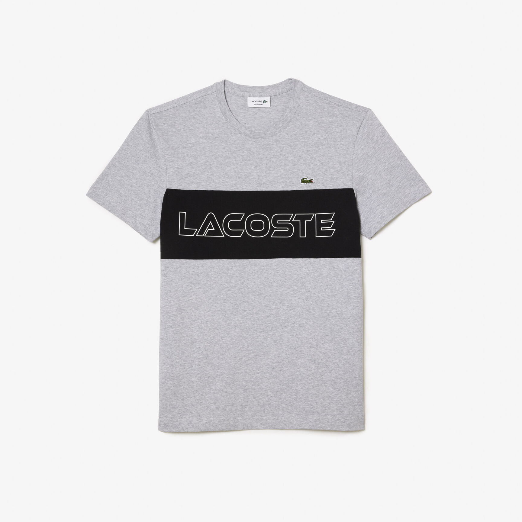 Lacoste Regular Fit Printed Colourblock T-shirt Lacoste Regular Fit Printed Colourblock T-shirt