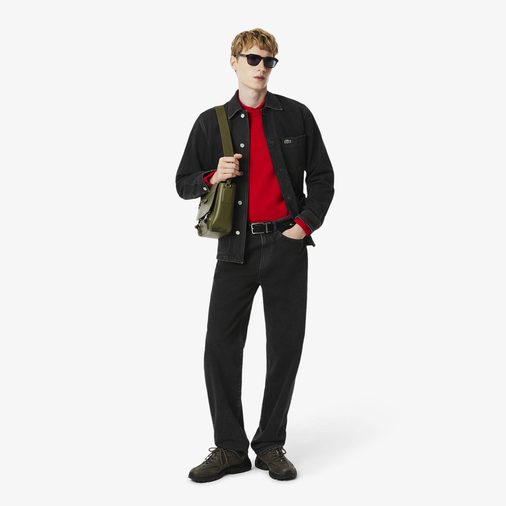 Heavy Cotton Denim Overshirt Jacket