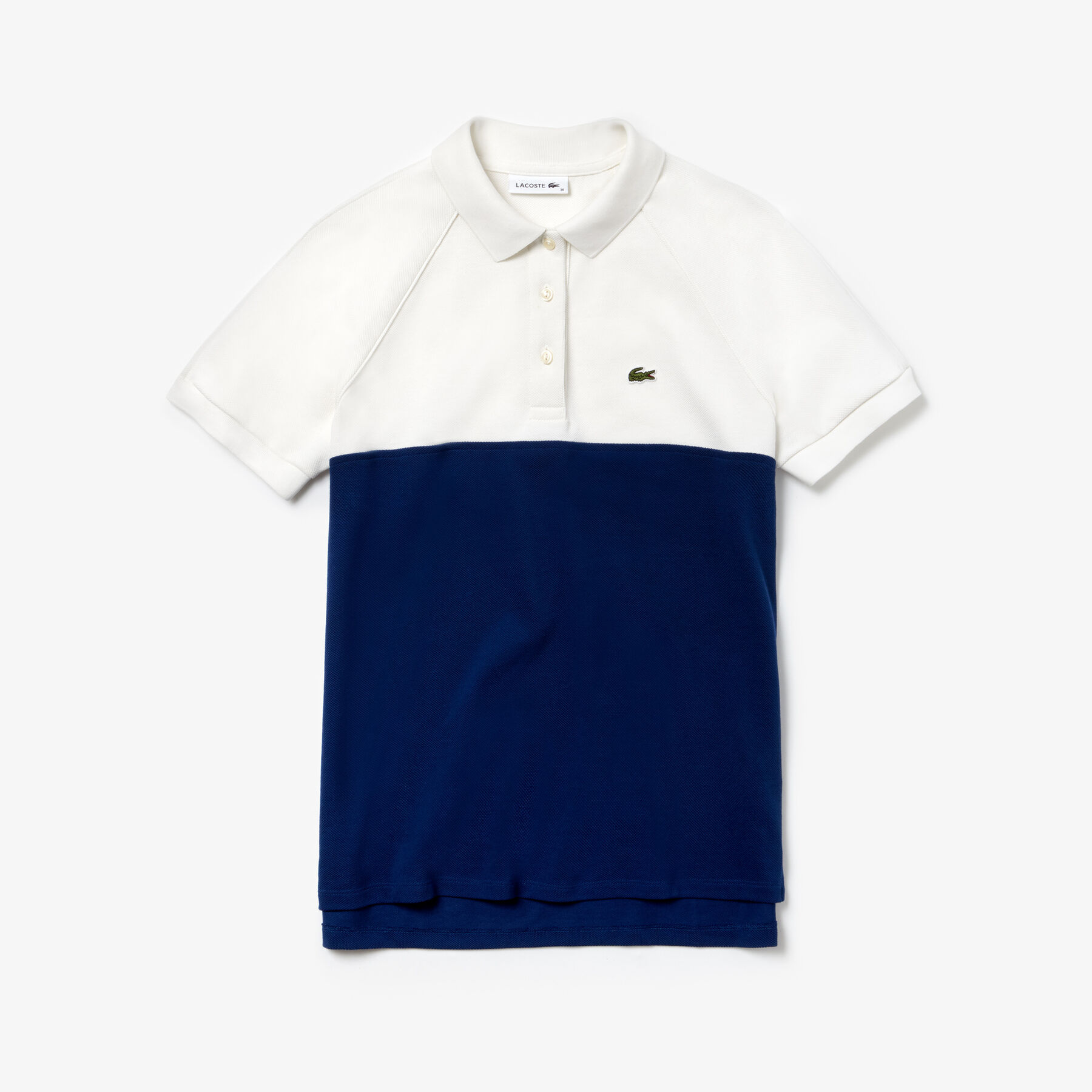 لاكوست قميص بولو نسائي من قطن بيتي بيكيه متعدد الألوان ذو قصة ضيقة من lacoste