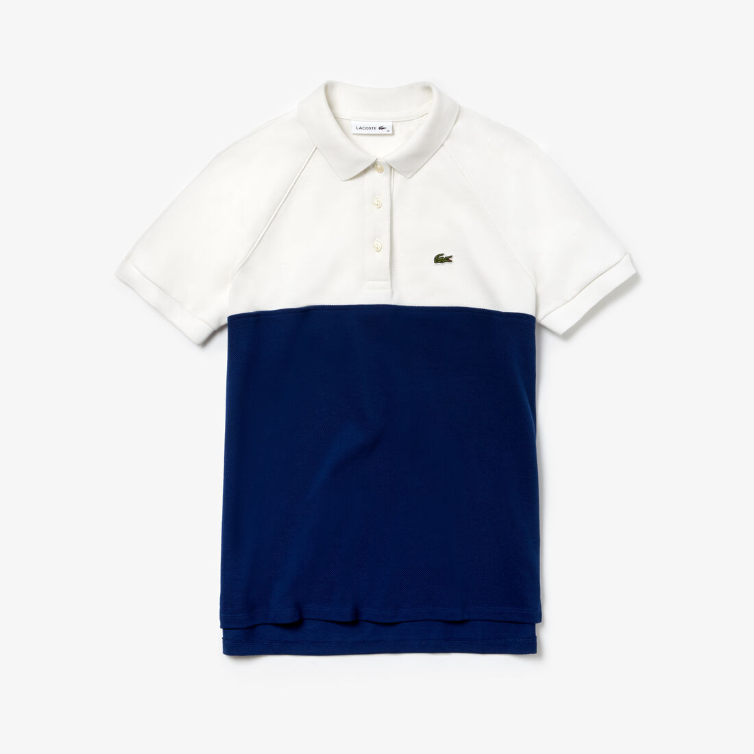 Women's Lacoste Classic Fit Colourblock Cotton Petit Piqué Polo Shirt Women's Lacoste Classic Fit Colourblock Cotton Petit Piqué Polo Shirt