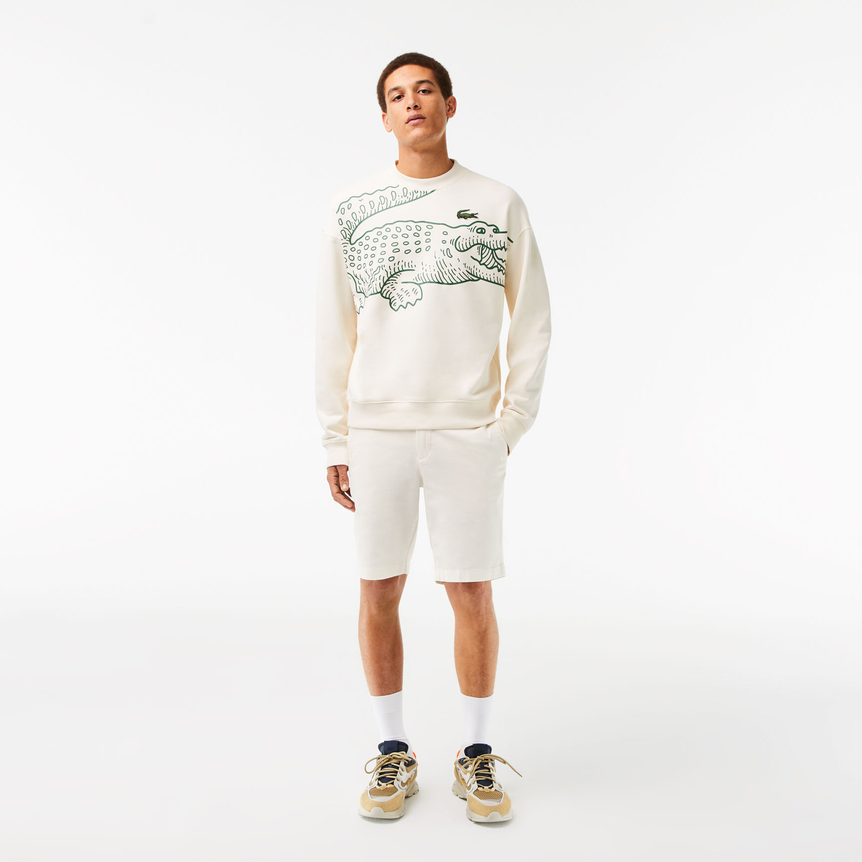 Men's Slim Fit Stretch Cotton Bermuda Shorts Men's Slim Fit Stretch Cotton Bermuda Shorts