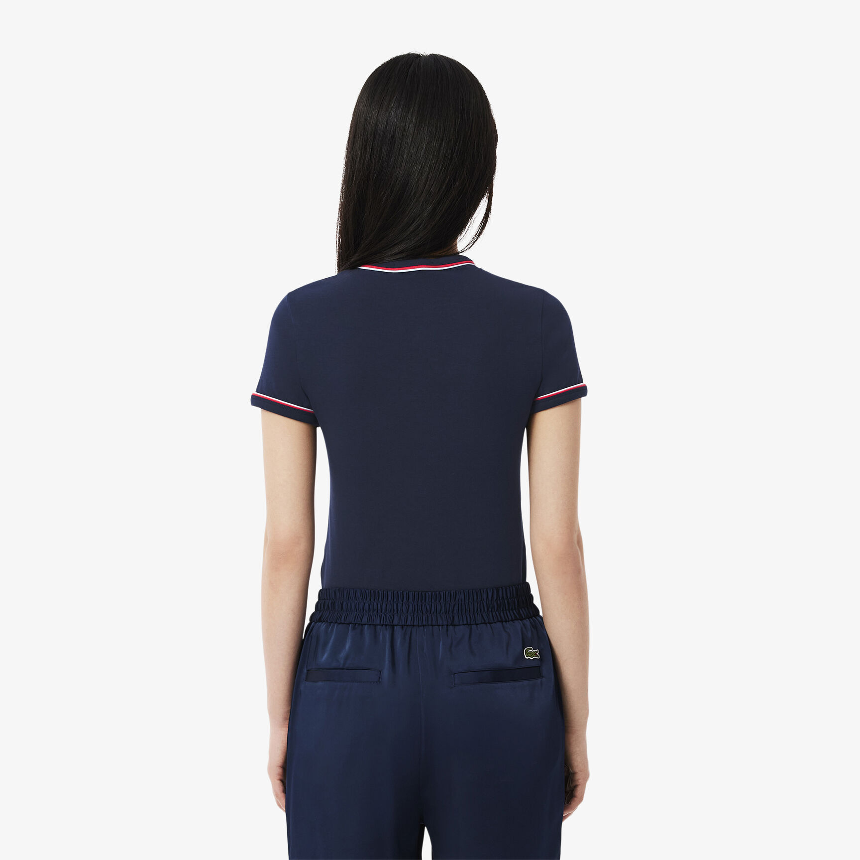 Contrast Accent Jersey T-shirt