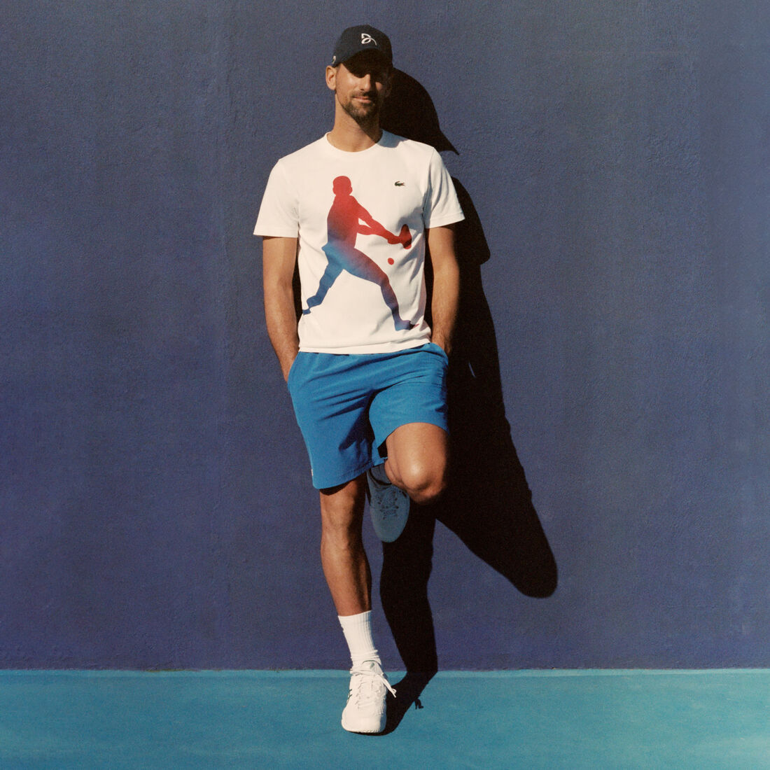 Lacoste Tennis x Novak Djokovic T-shirt and Cap Set Lacoste Tennis x Novak Djokovic T-shirt and Cap Set