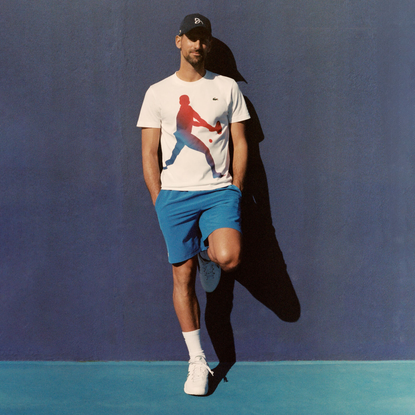 Lacoste Tennis x Novak Djokovic T-shirt and Cap Set Lacoste Tennis x Novak Djokovic T-shirt and Cap Set