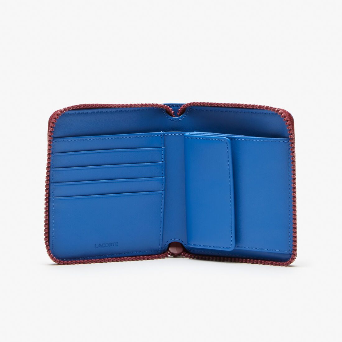 Men's Lacoste Holiday Crocodile Badge Zip Wallet Men's Lacoste Holiday Crocodile Badge Zip Wallet