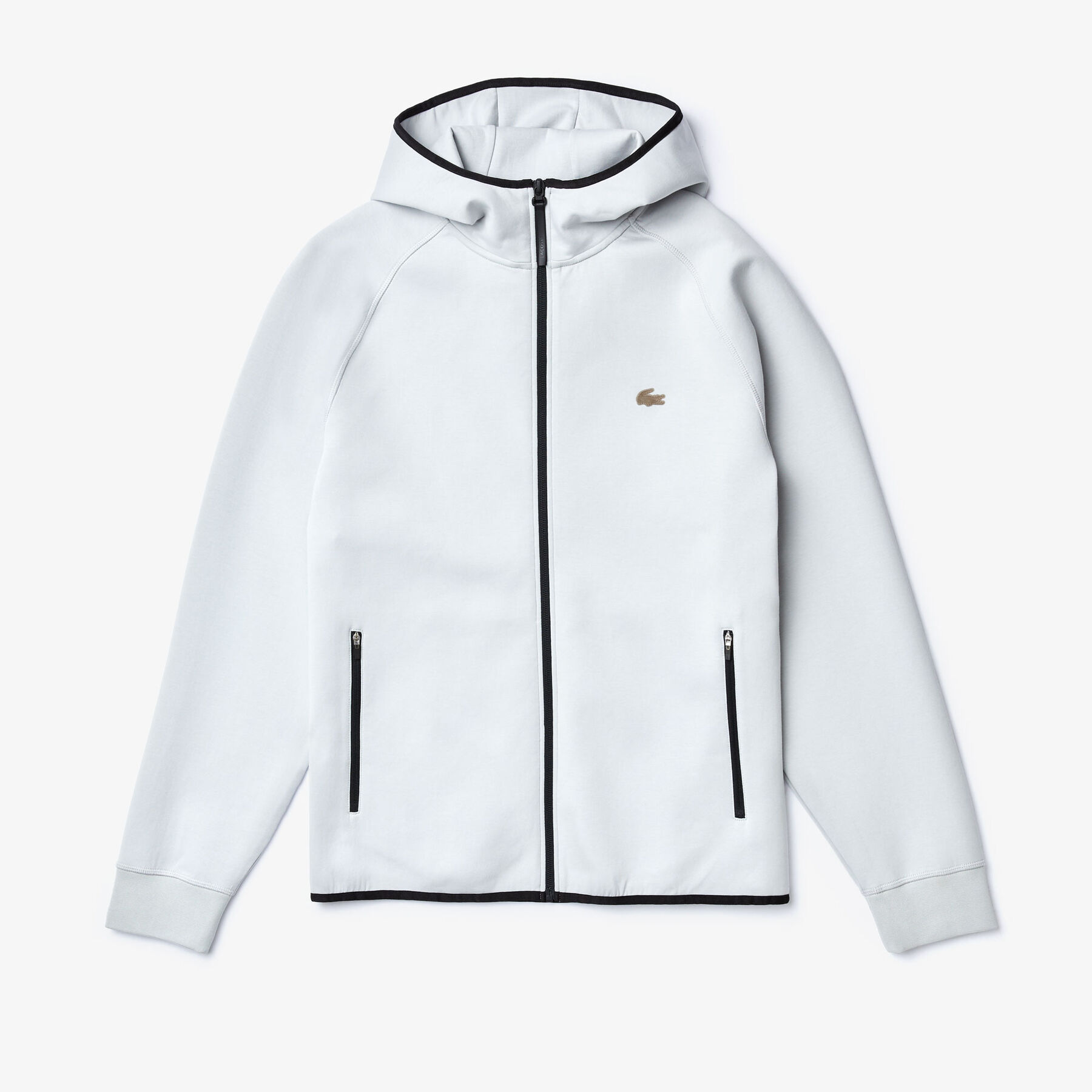 men s lacoste motion hooded zip sweatshirt