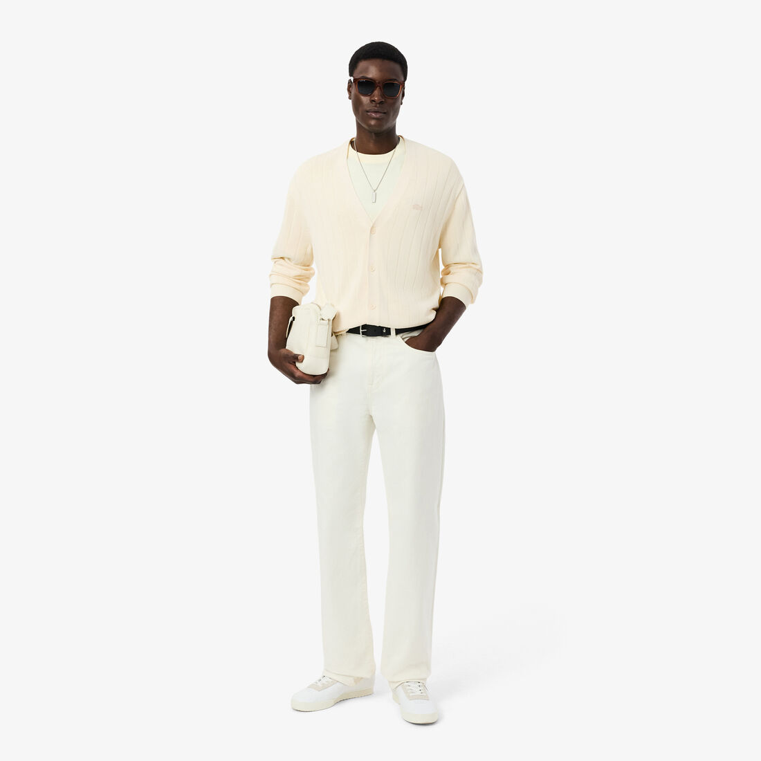 كارديجان من مزيج القطن المحبوك كارديجان من مزيج القطن المحبوك