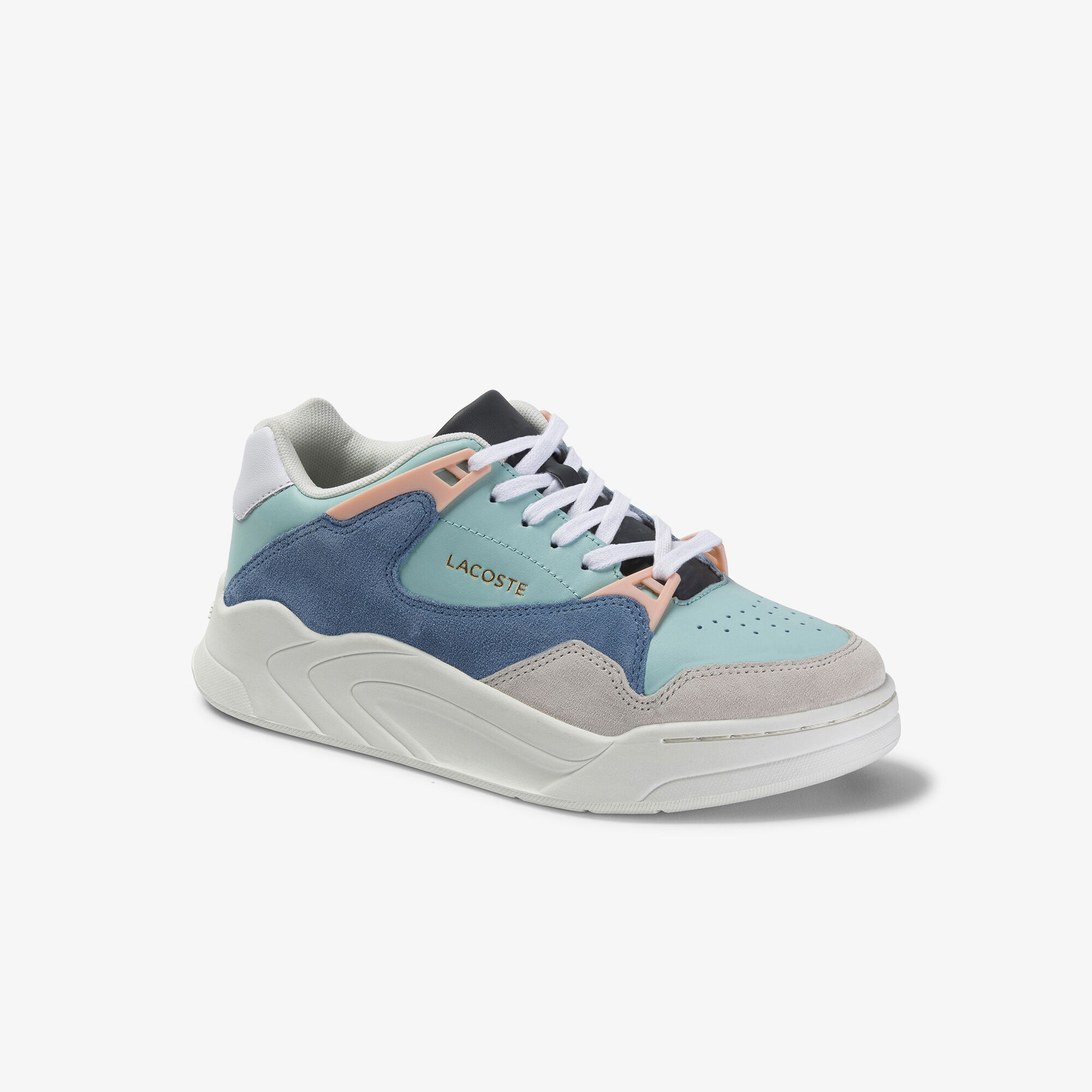 Women's Court Slam Leather and Suede Sneakers Women's Court Slam Leather and Suede Sneakers