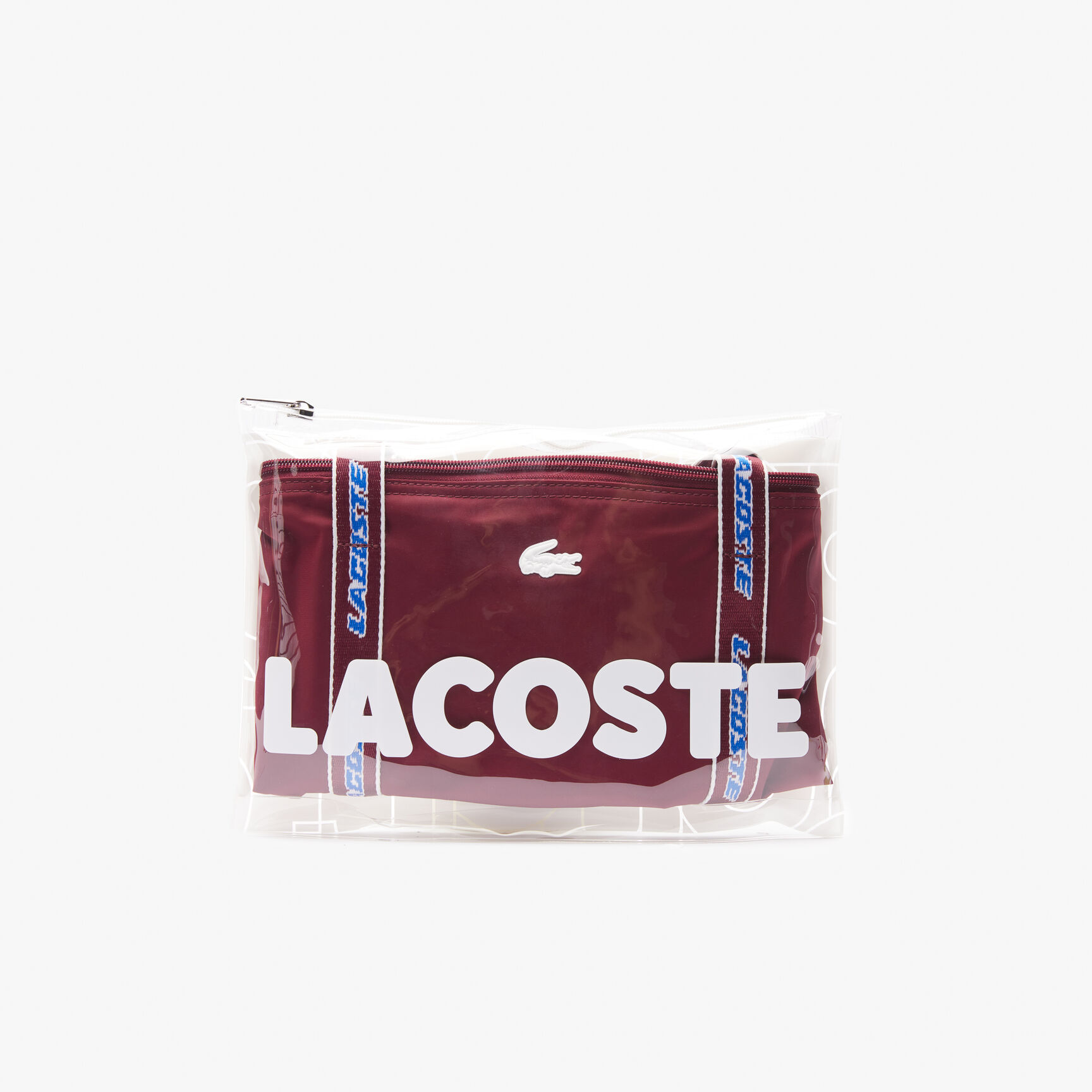 Women's Lacoste Color-Block Branded Handle Shopping Bag