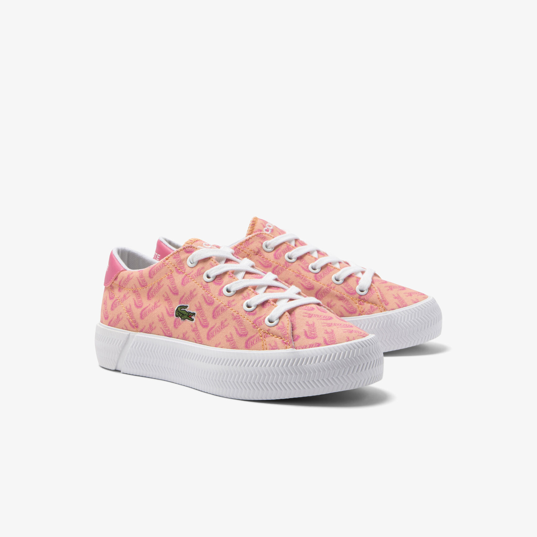 Children's Lacoste Gripshot Textile Trainers