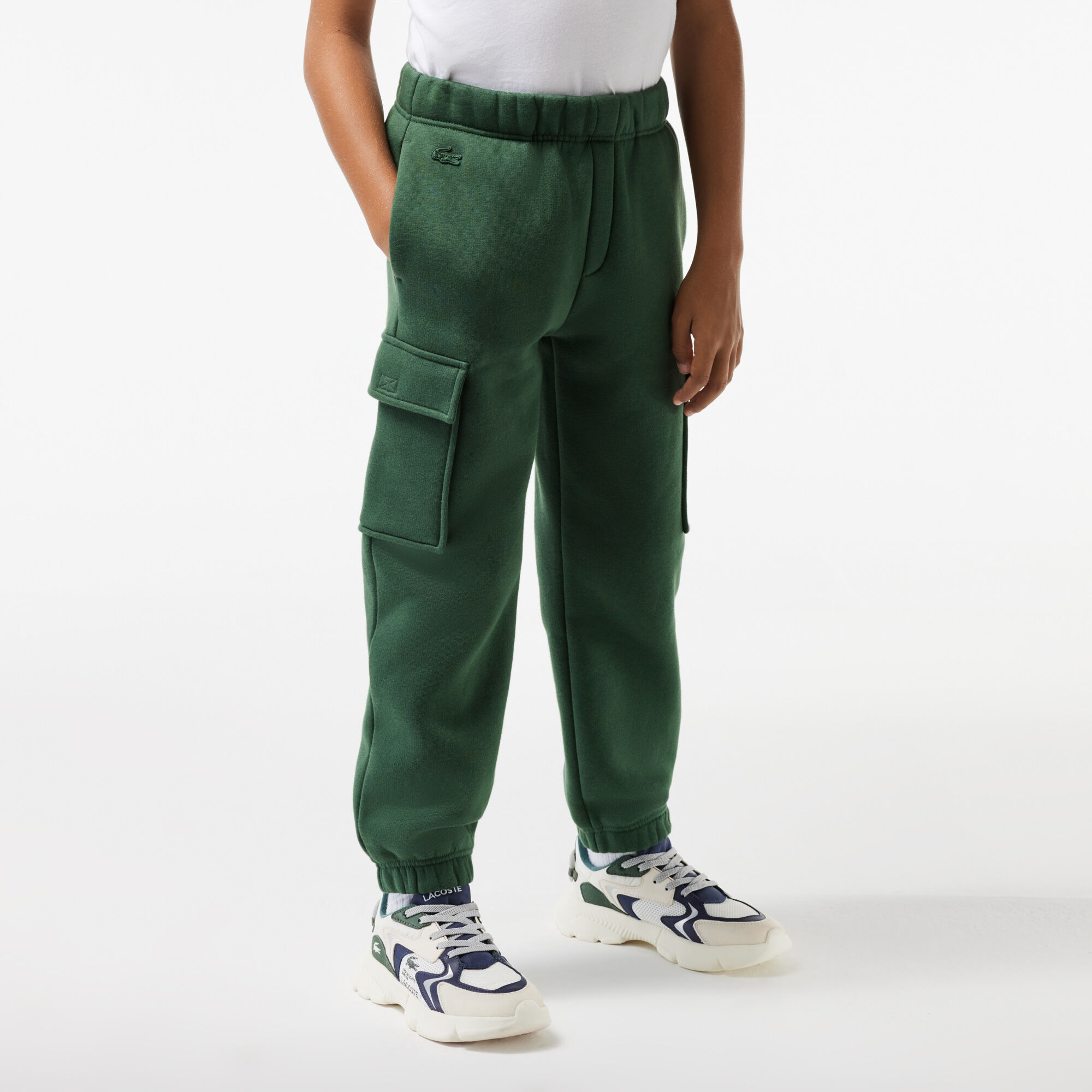 Green lacoste guppy pants clearance