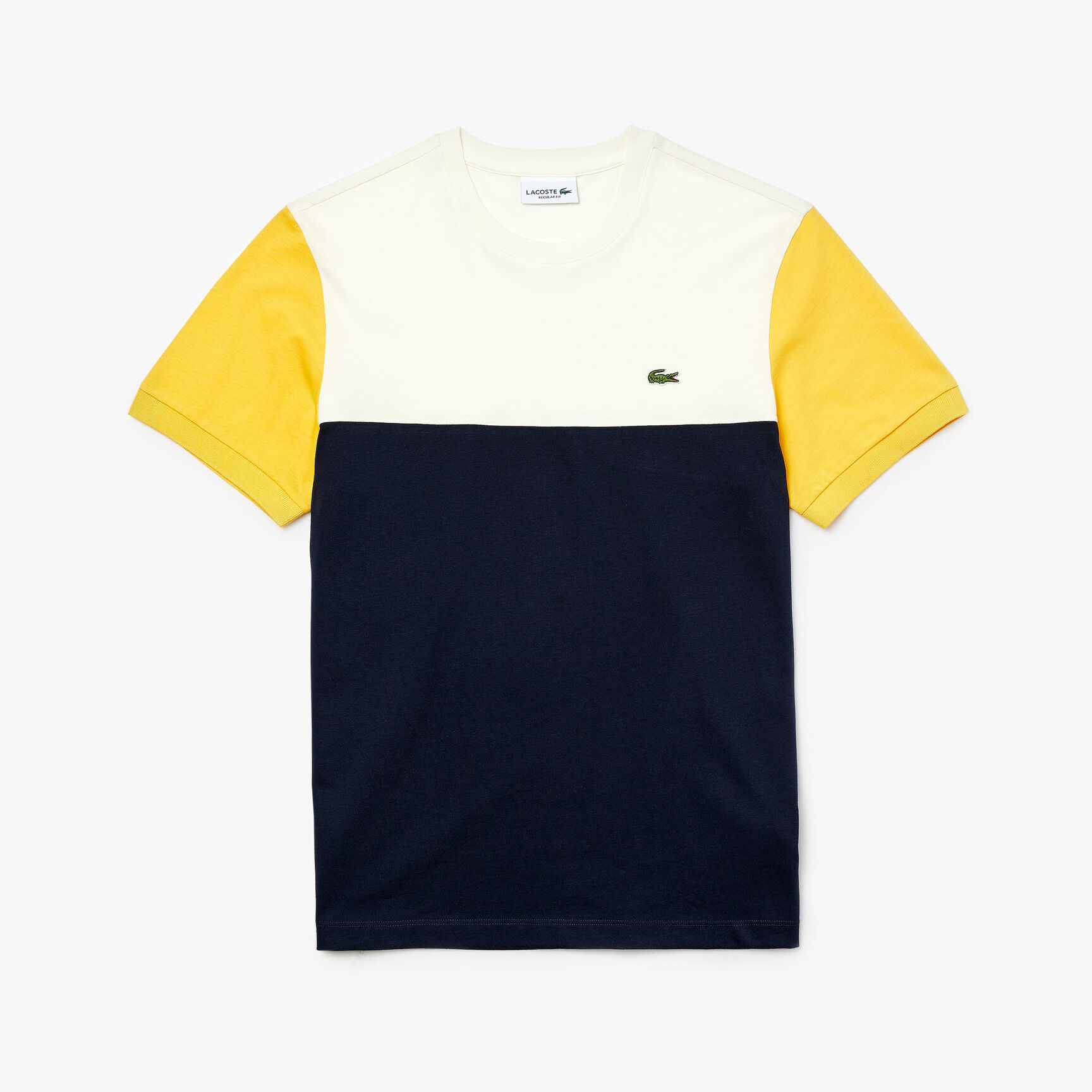 Men's Cotton Colourblock Crew Neck T-shirt