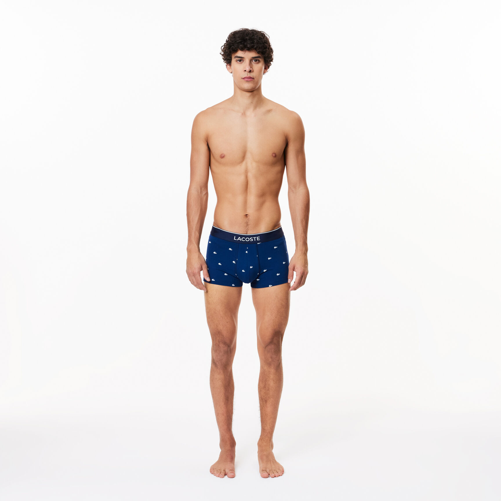 طقم بوكسر كاجوال أسود، 3 قطع