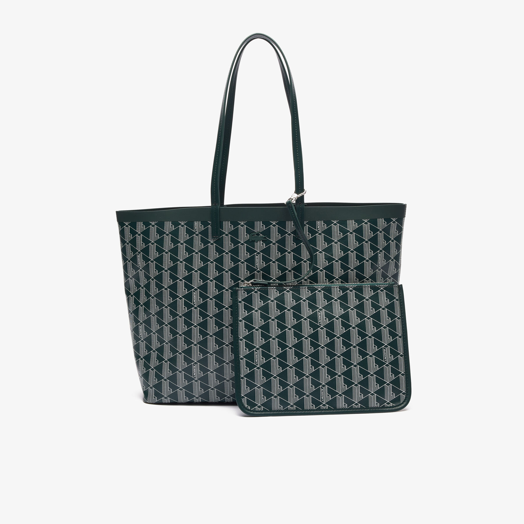 lacoste zely tote with removable pouch