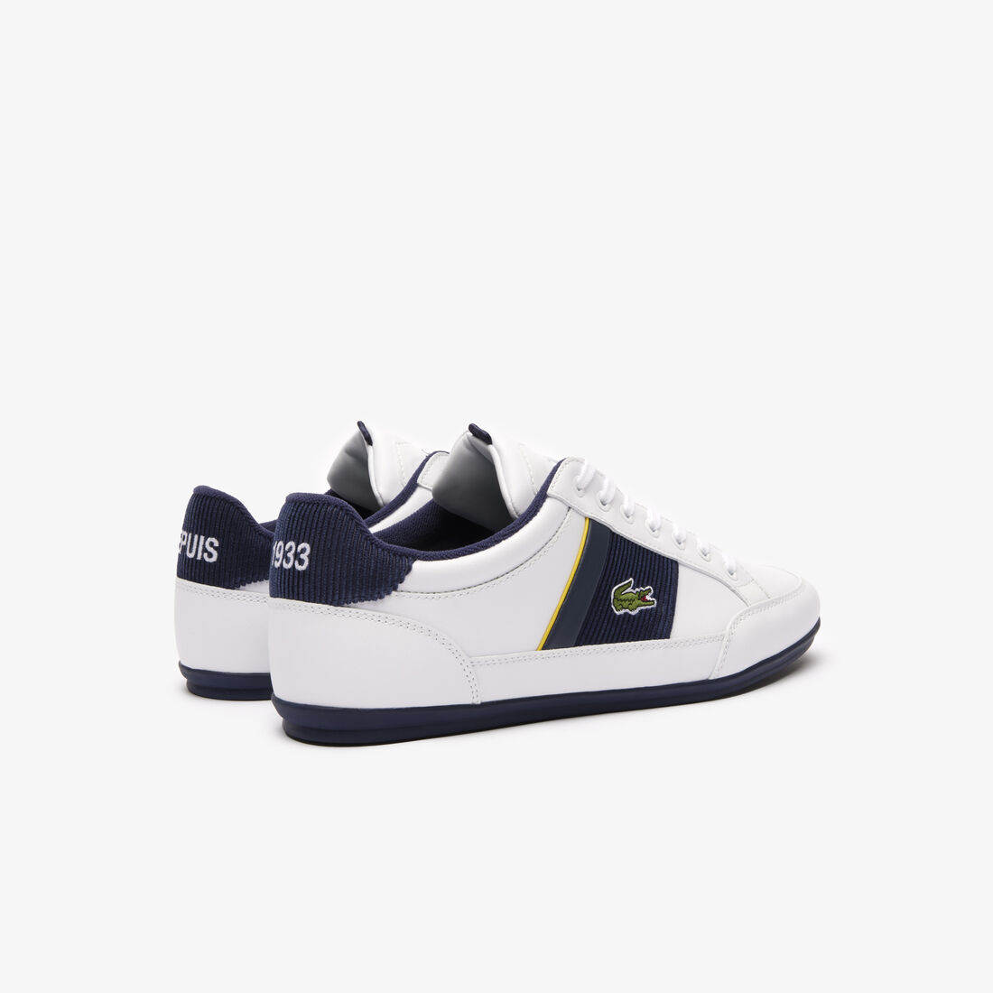 سنيكرز شايمون جلد وقماش مضلع للرجال سنيكرز شايمون جلد وقماش مضلع للرجال