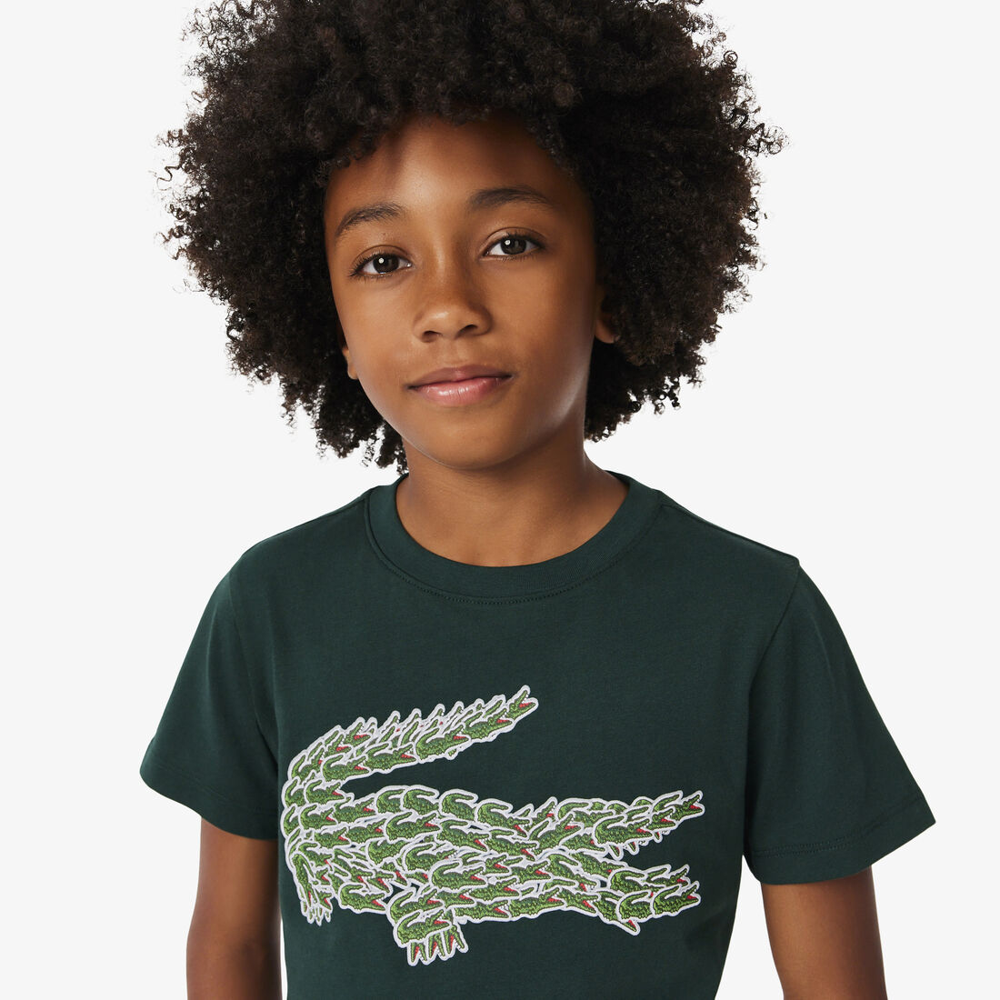 Crocodile Print Cotton T-shirt Crocodile Print Cotton T-shirt