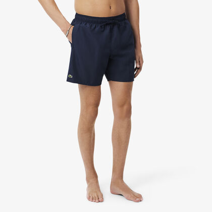 Mid Length Monochrome Swim Trunks Mid Length Monochrome Swim Trunks