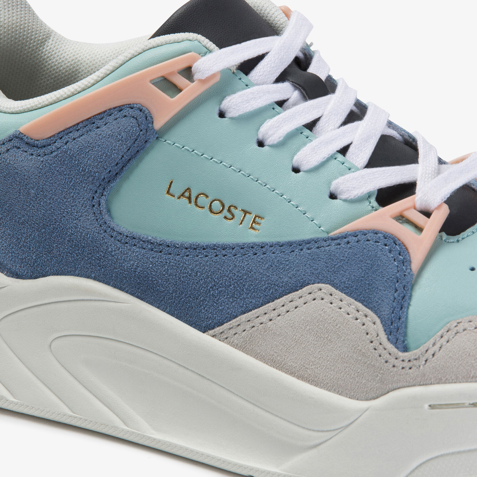 Women's Court Slam Leather and Suede Sneakers Women's Court Slam Leather and Suede Sneakers
