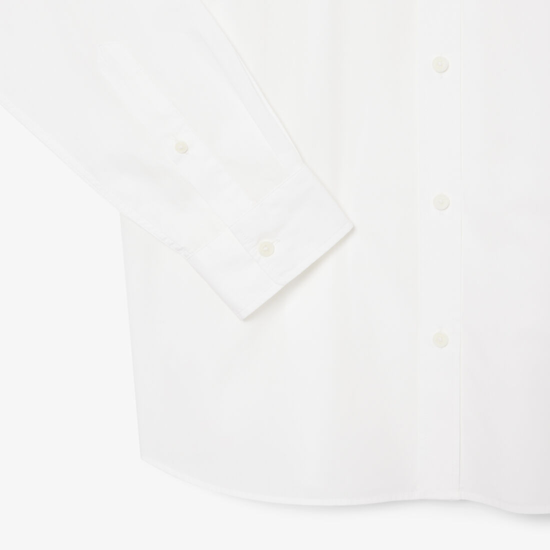 lacoste regular fit stretch poplin shirt