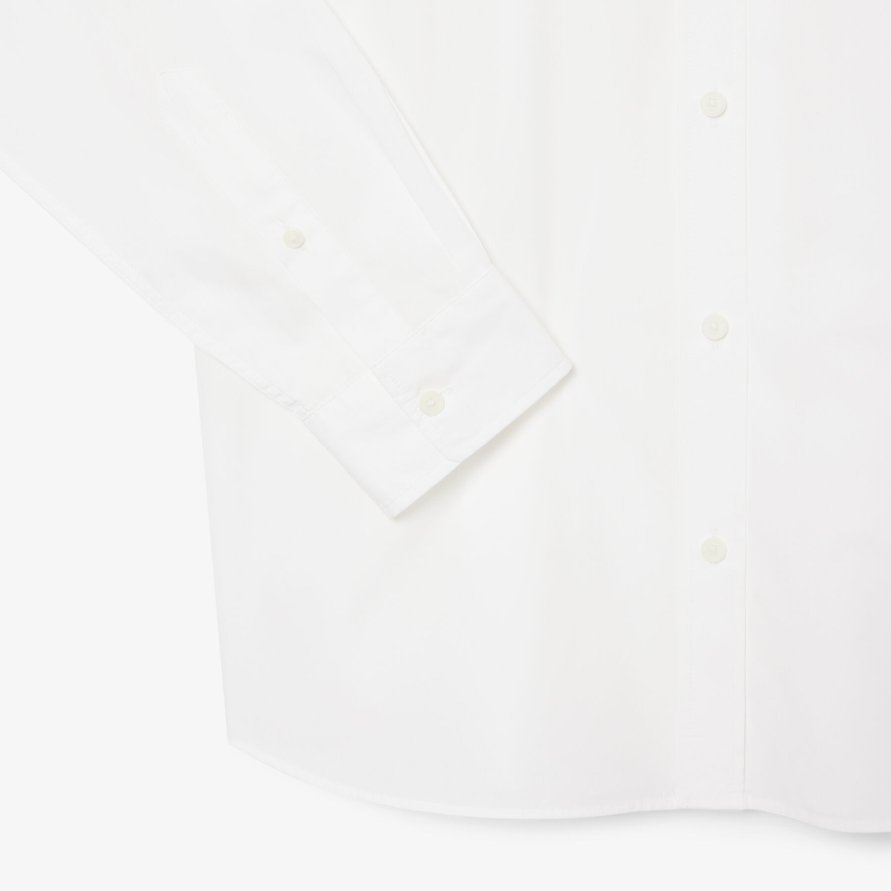 lacoste regular fit stretch poplin shirt