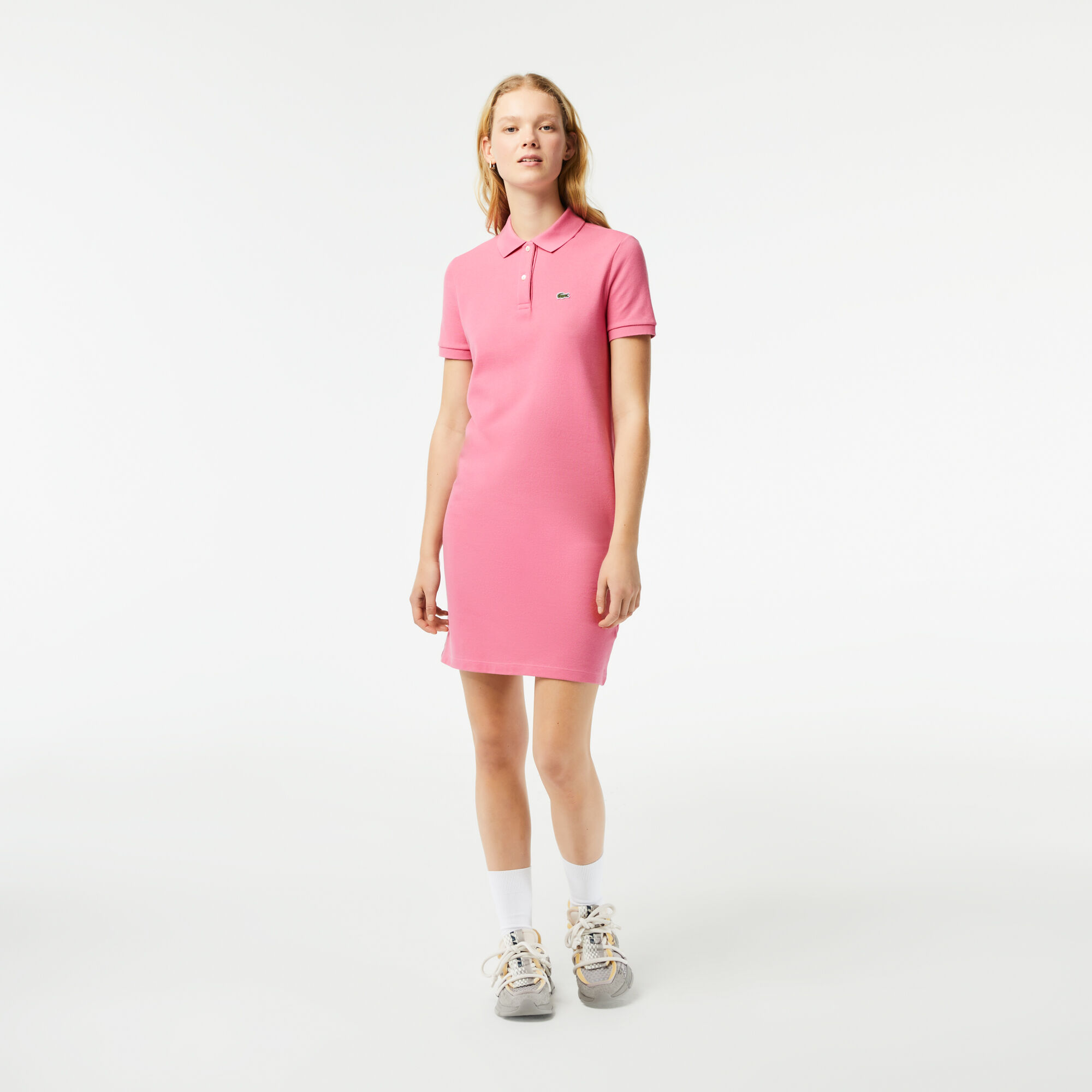 Pink lacoste dress hot sale