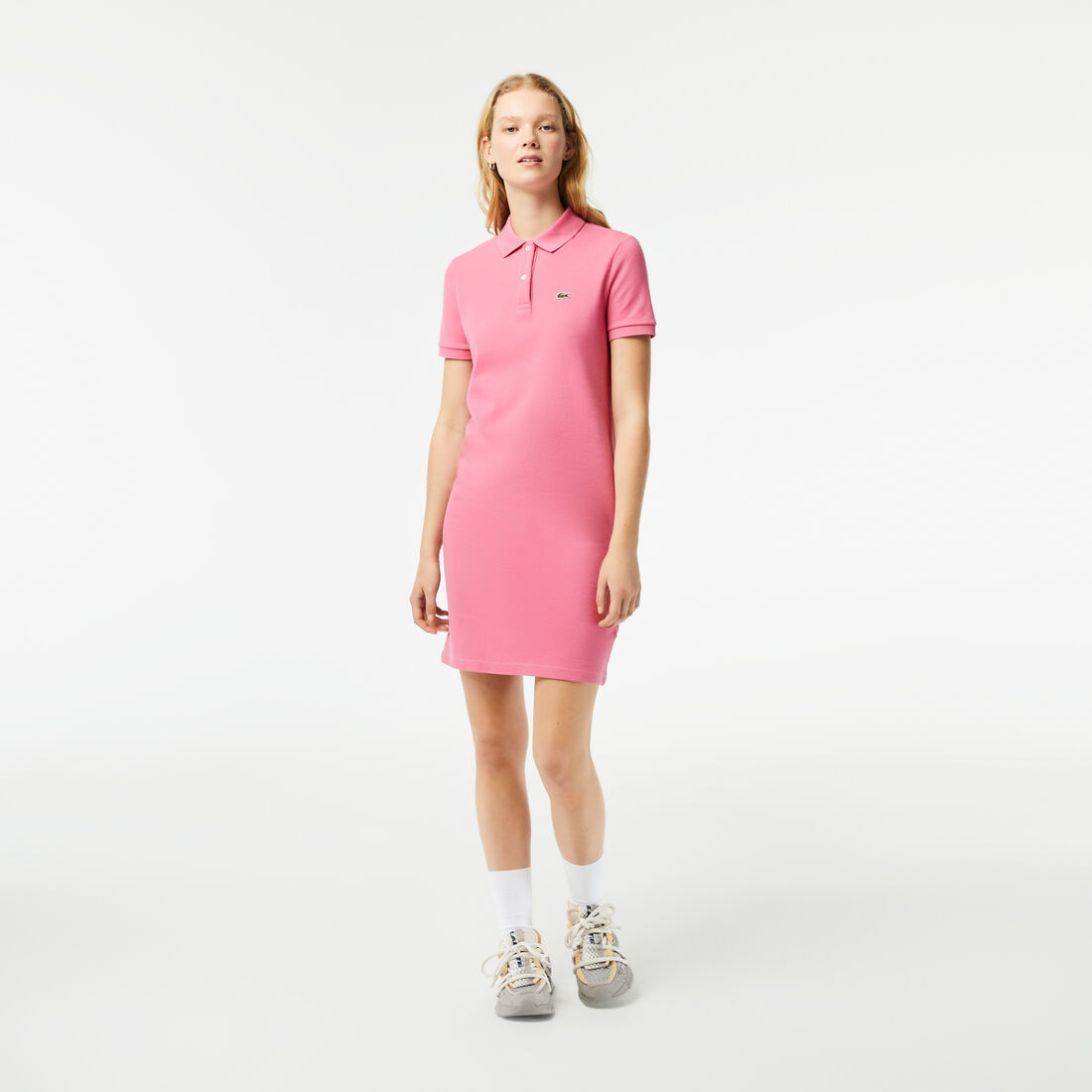 Women's Lacoste Pique Knit Polo Dress