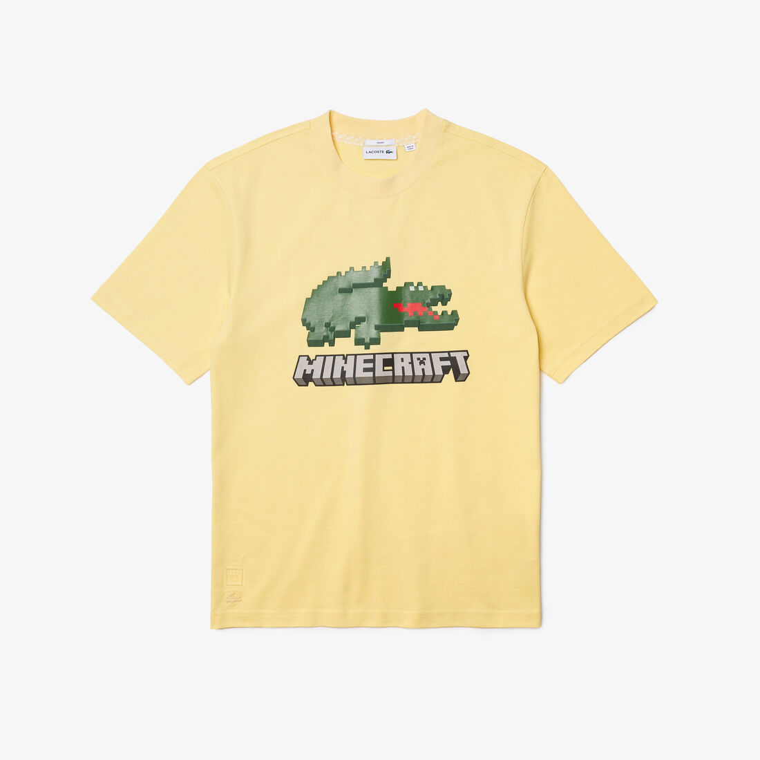 Unisex Lacoste x Minecraft Print Organic Cotton T-Shirt Unisex Lacoste x Minecraft Print Organic Cotton T-Shirt