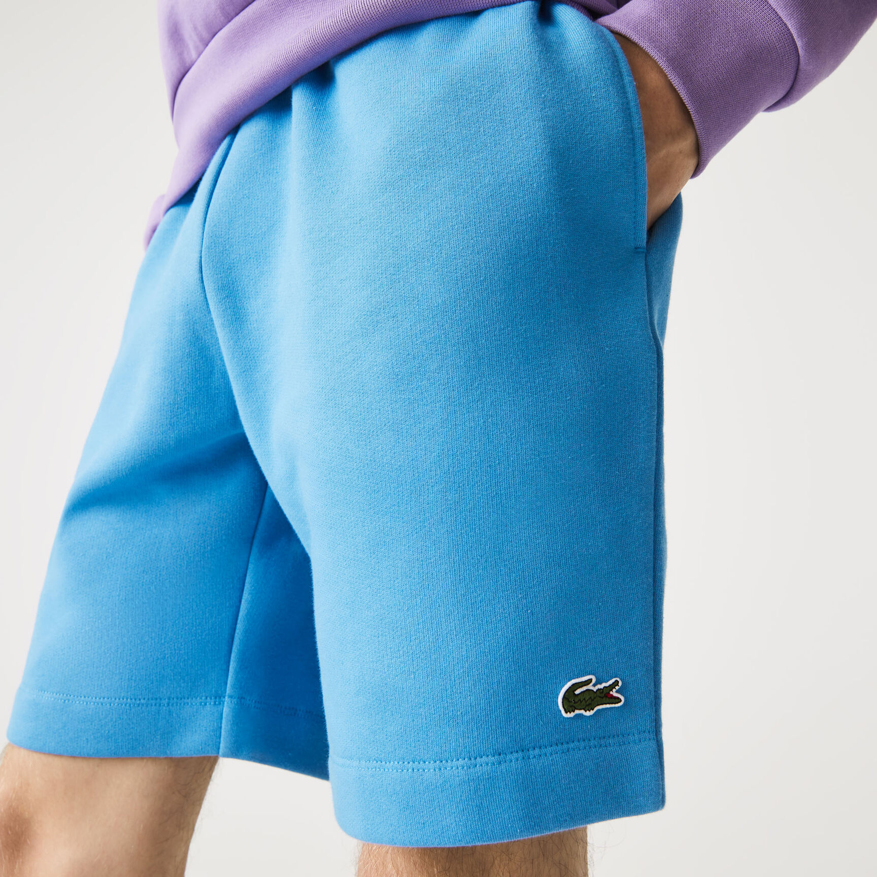 Jo da lager Prestigefyldte Buy Men's Lacoste Organic Brushed Cotton Fleece Jogger Shorts | Lacoste EG