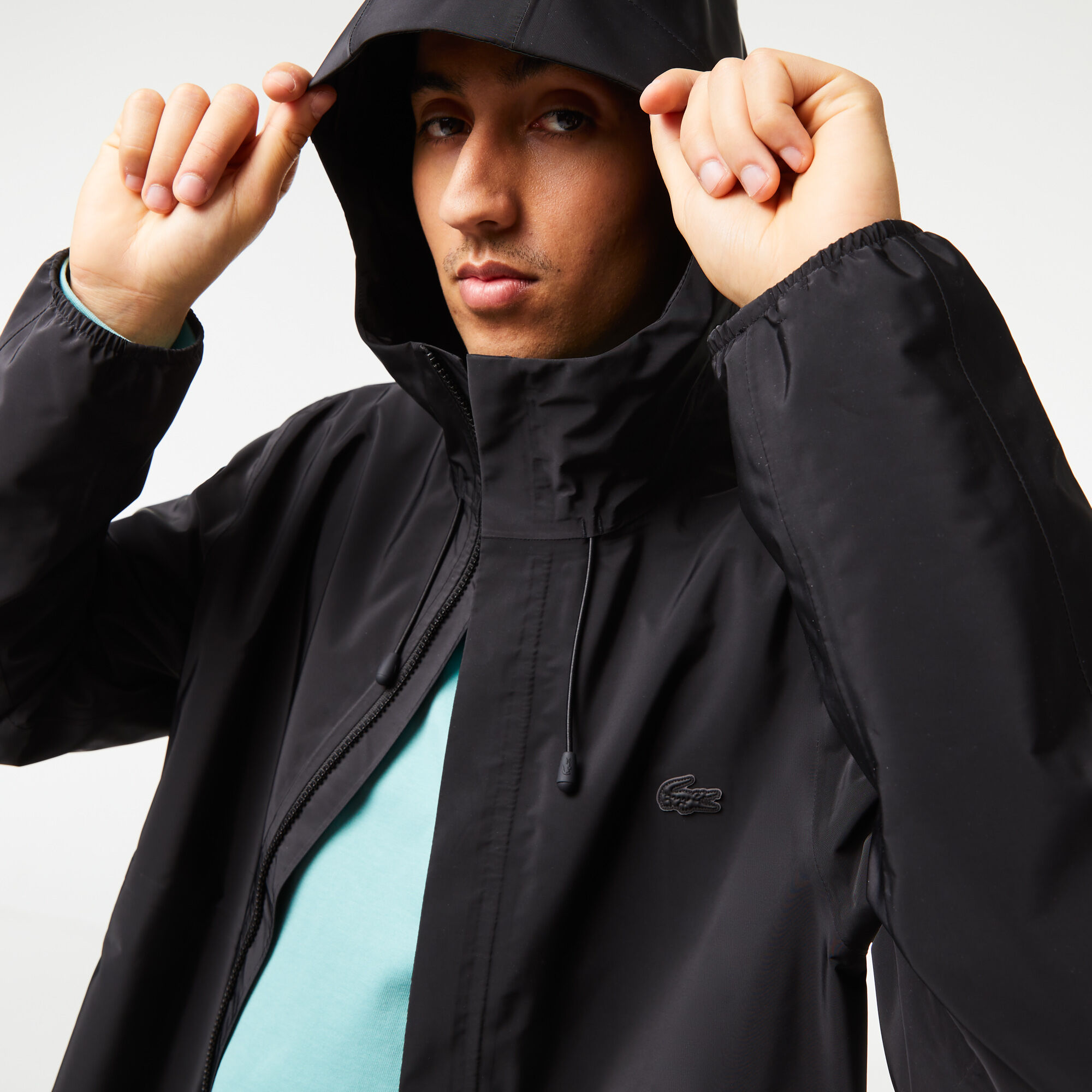 Lacoste online waterproof jacket