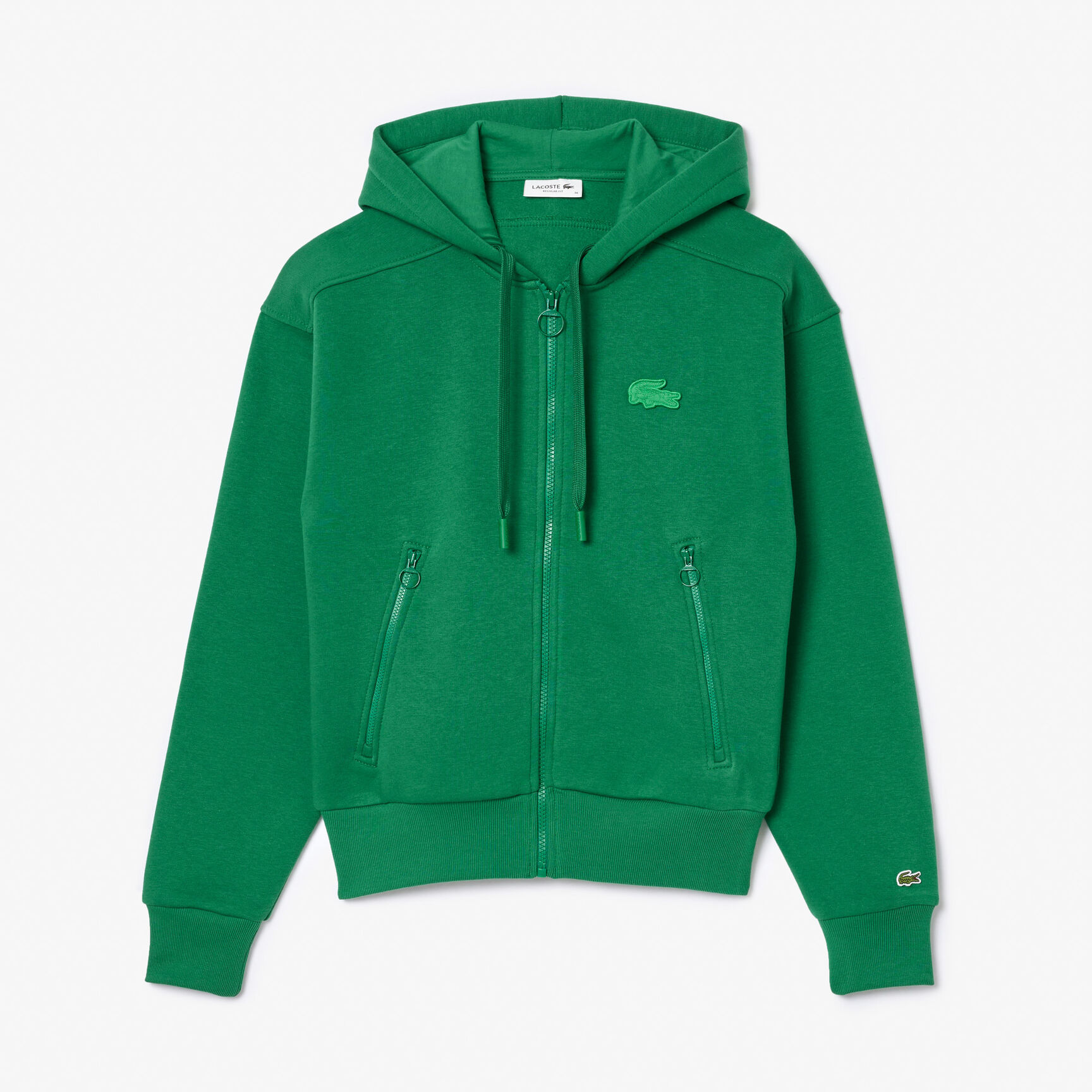 Zipped Cotton Jogger Sweatshirt