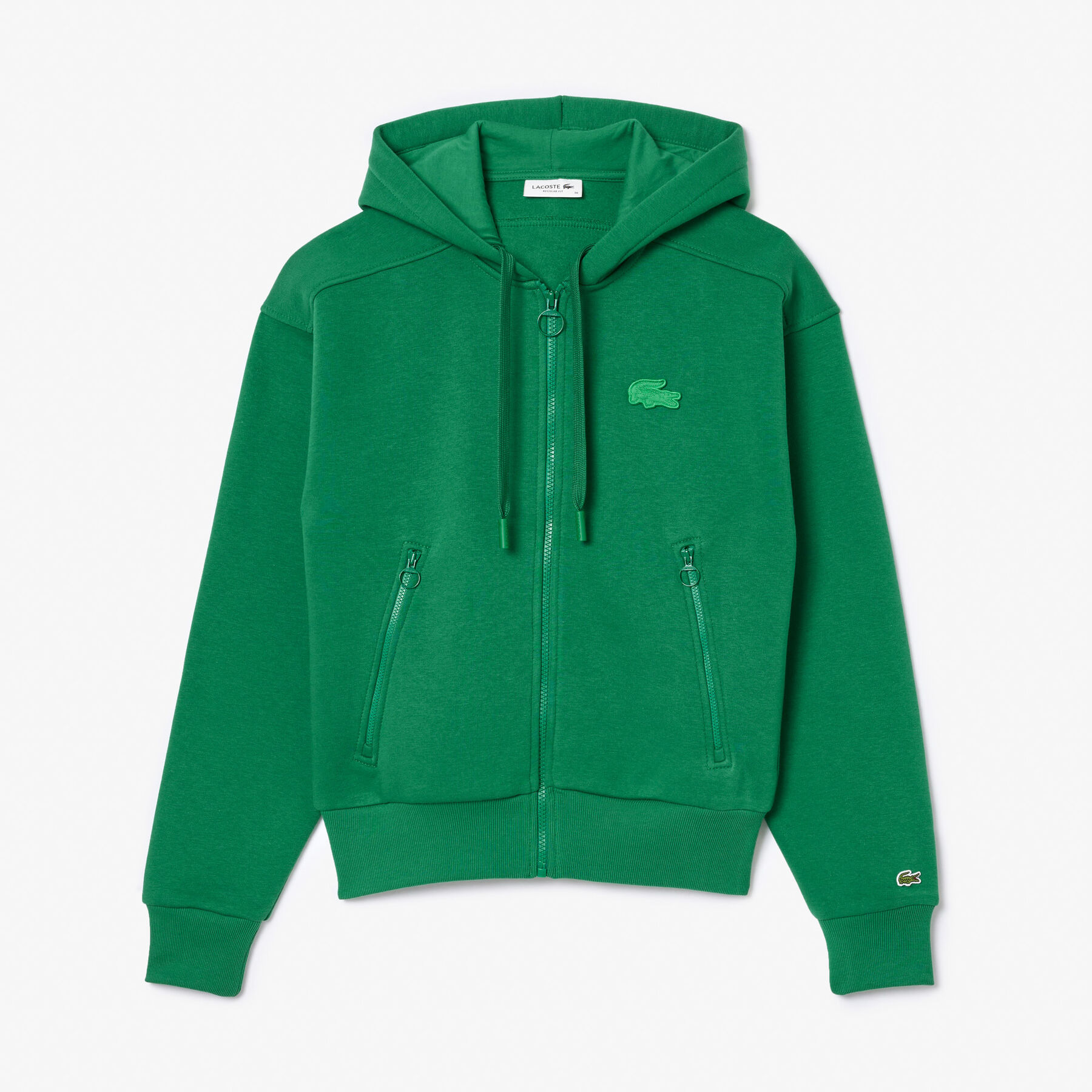 Zipped Cotton Jogger Sweatshirt