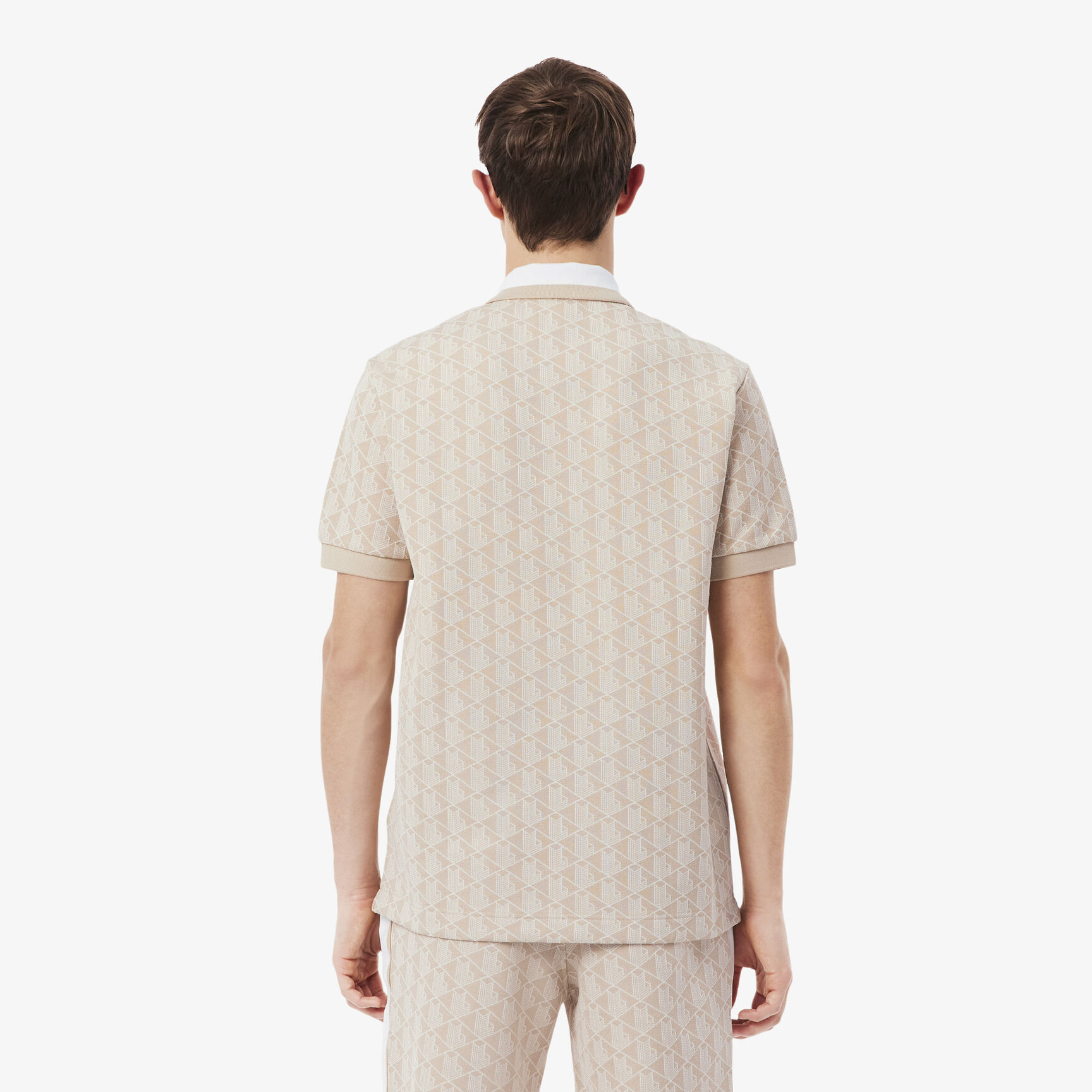 Classic Fit Monogram Jacquard Polo Shirt
