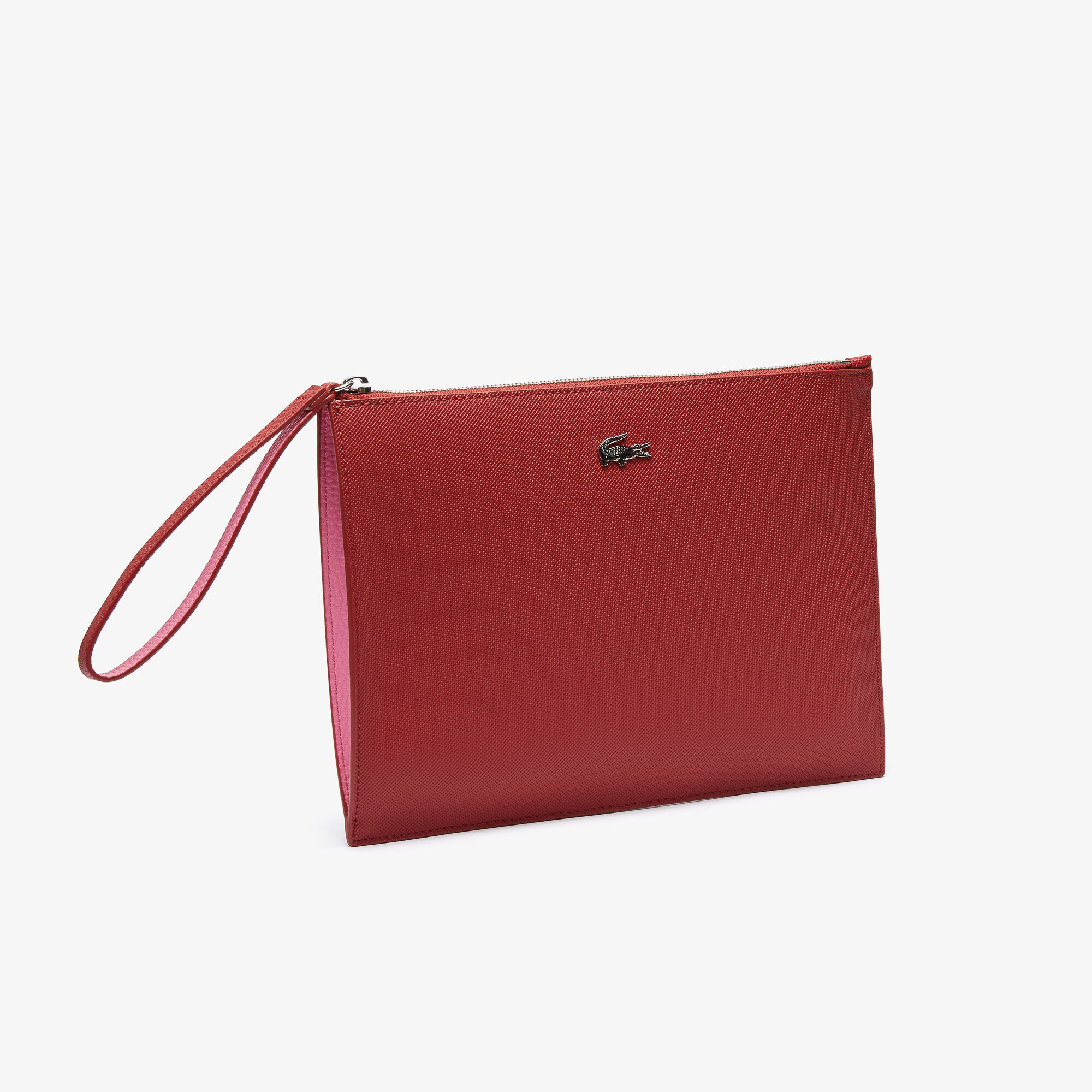 Women's Anna Coated Piqué Canvas Zip Clutch Women's Anna Coated Piqué Canvas Zip Clutch