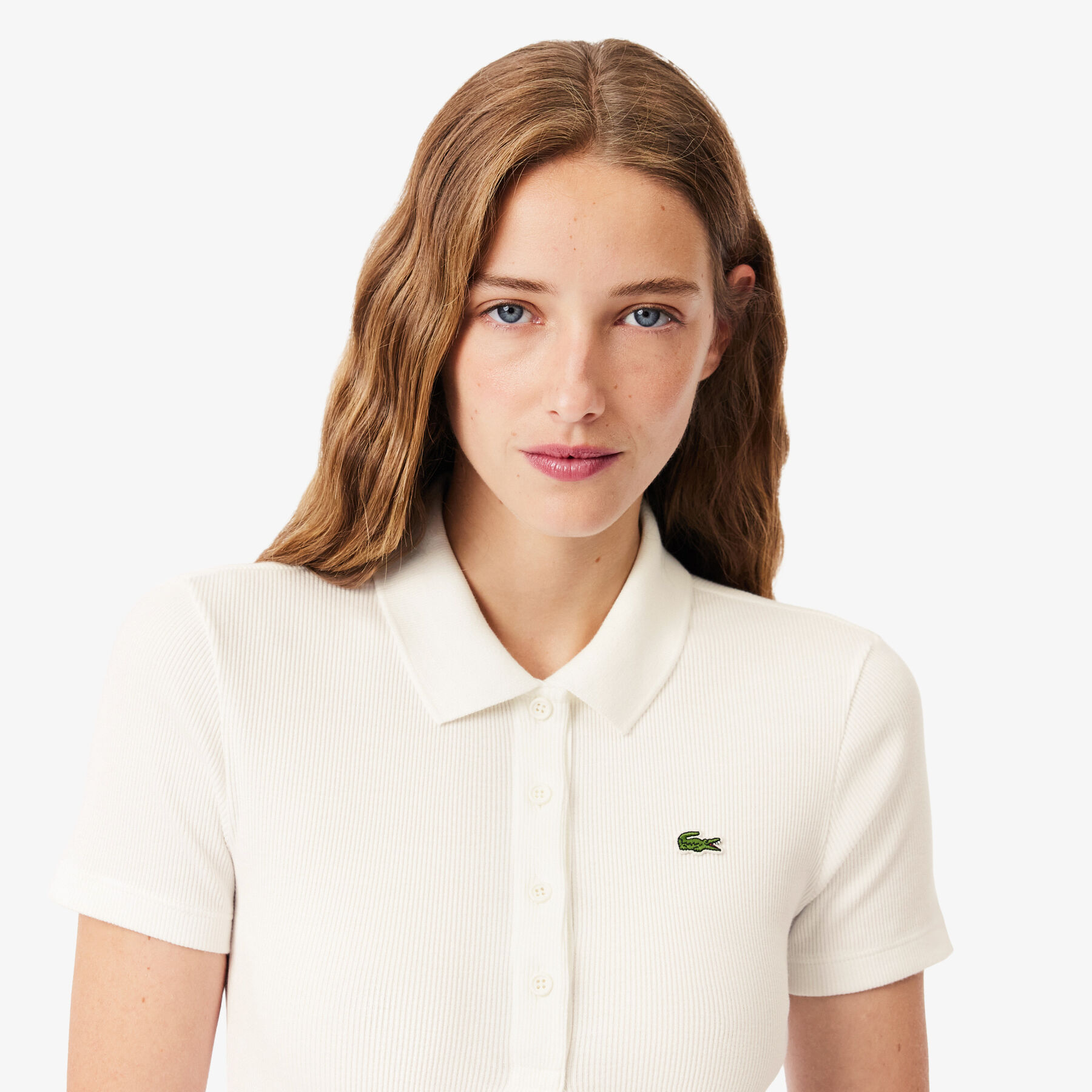 lacoste slim fit l 12 d ribbed cotton polo shirt