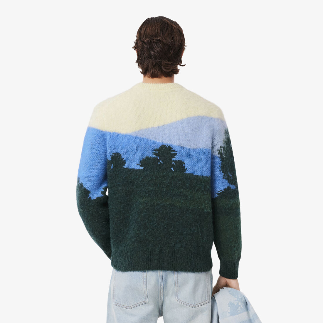 Landscape Jacquard Alpaca Wool Sweater Landscape Jacquard Alpaca Wool Sweater