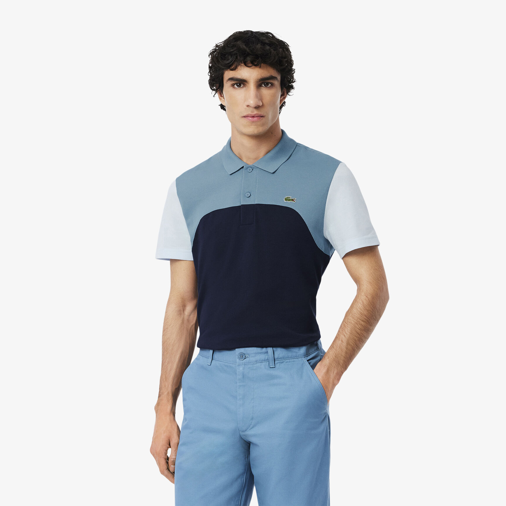 Regular Fit L.12.12 Colour-Block Polo Shirt Regular Fit L.12.12 Colour-Block Polo Shirt