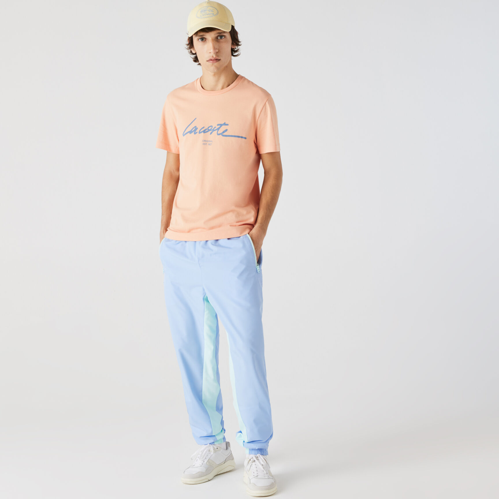 Men’s Crew Neck Print Lettering Cotton T-shirt Men’s Crew Neck Print Lettering Cotton T-shirt