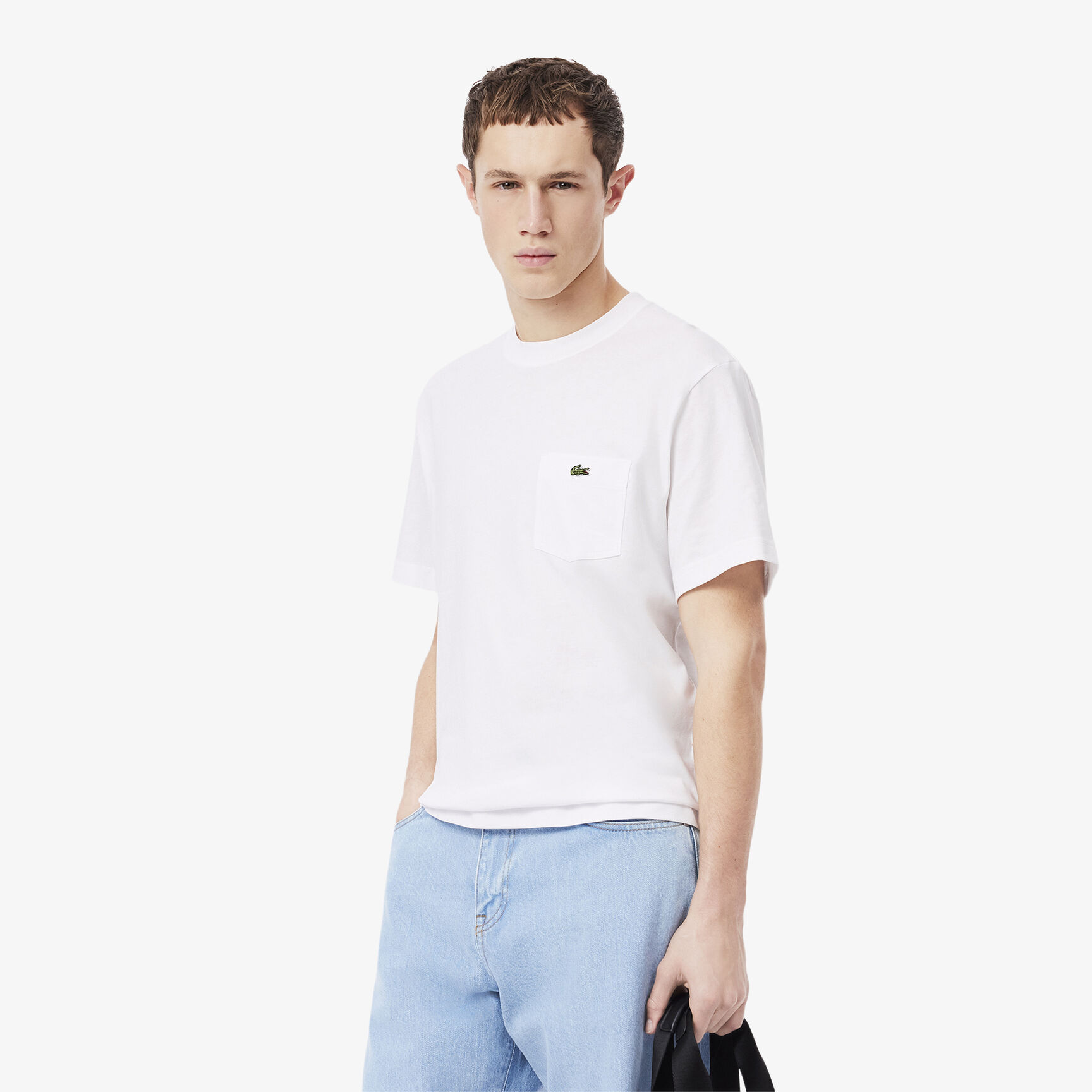 Cotton T-shirt with Breast Pocket Cotton T-shirt with Breast Pocket