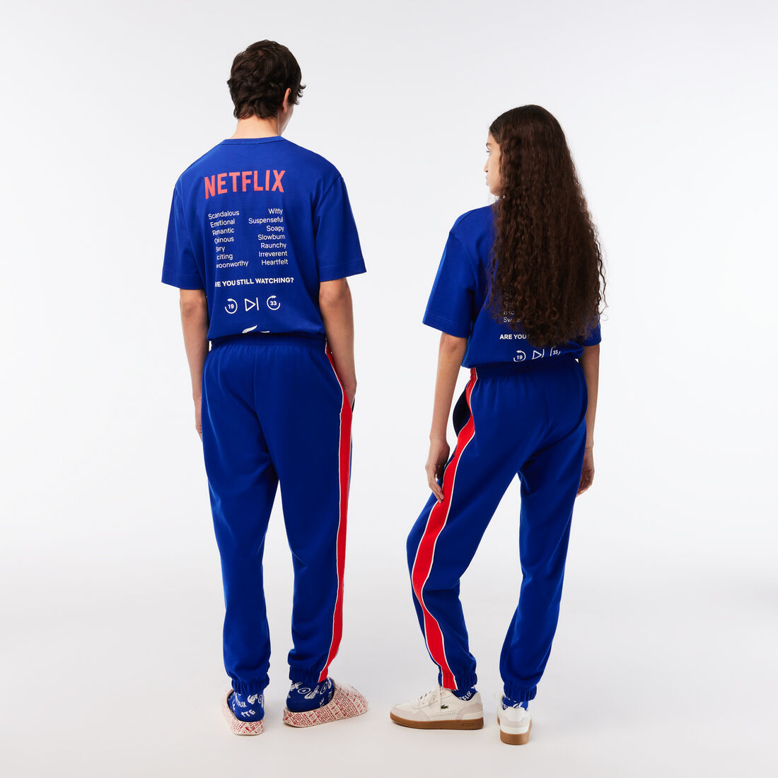 بنطال رياضي قطن عضوي للرجال مجموعة Lacoste x Netflix بنطال رياضي قطن عضوي للرجال مجموعة Lacoste x Netflix