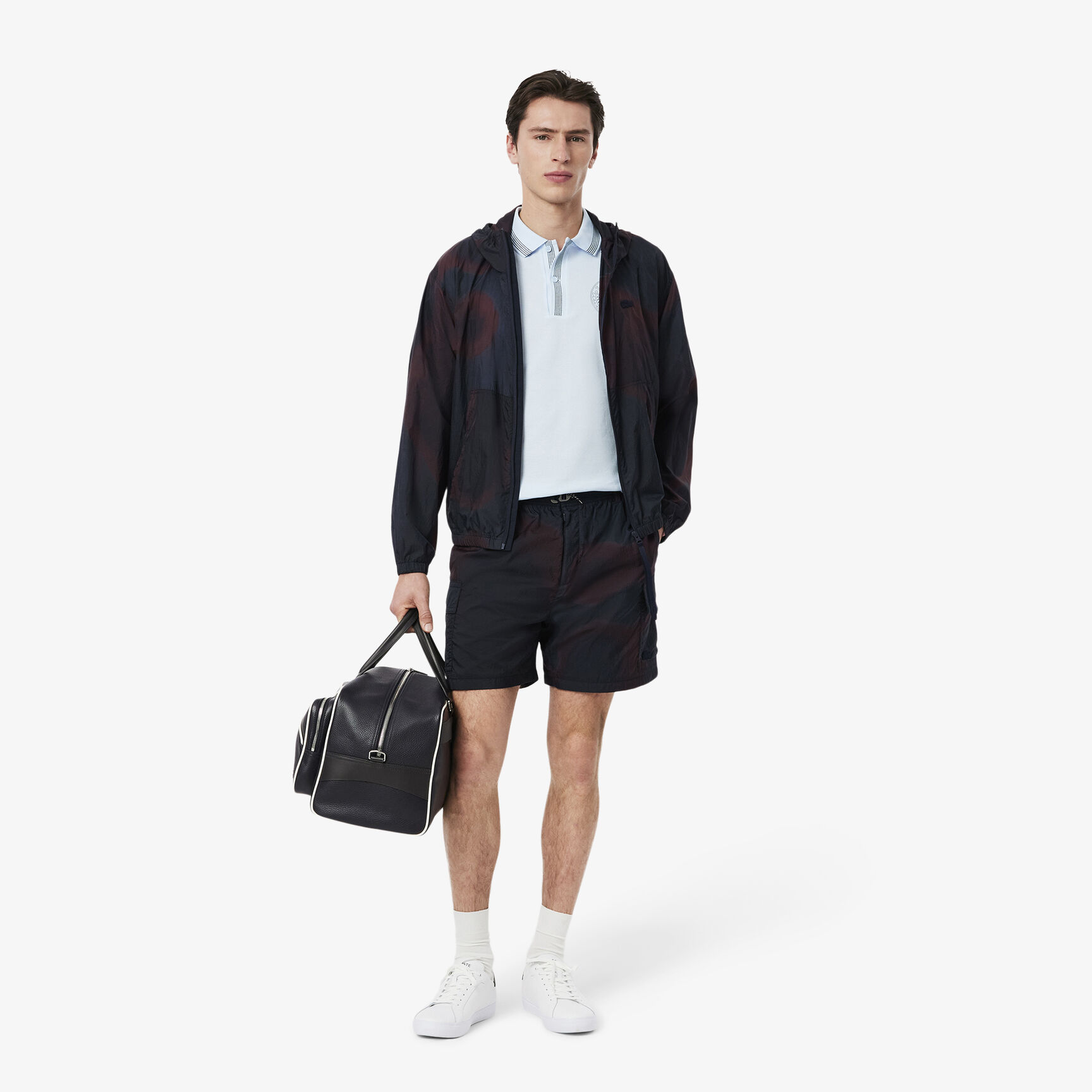 Regular Fit L.12.12 Badge Print Polo Shirt