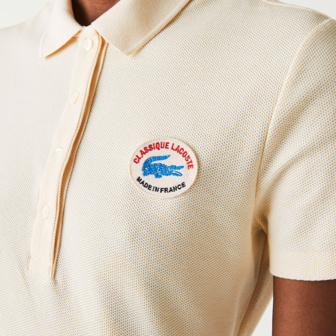 Women’s Made In France Organic Textured Cotton Piqué Polo Dress Women’s Made In France Organic Textured Cotton Piqué Polo Dress