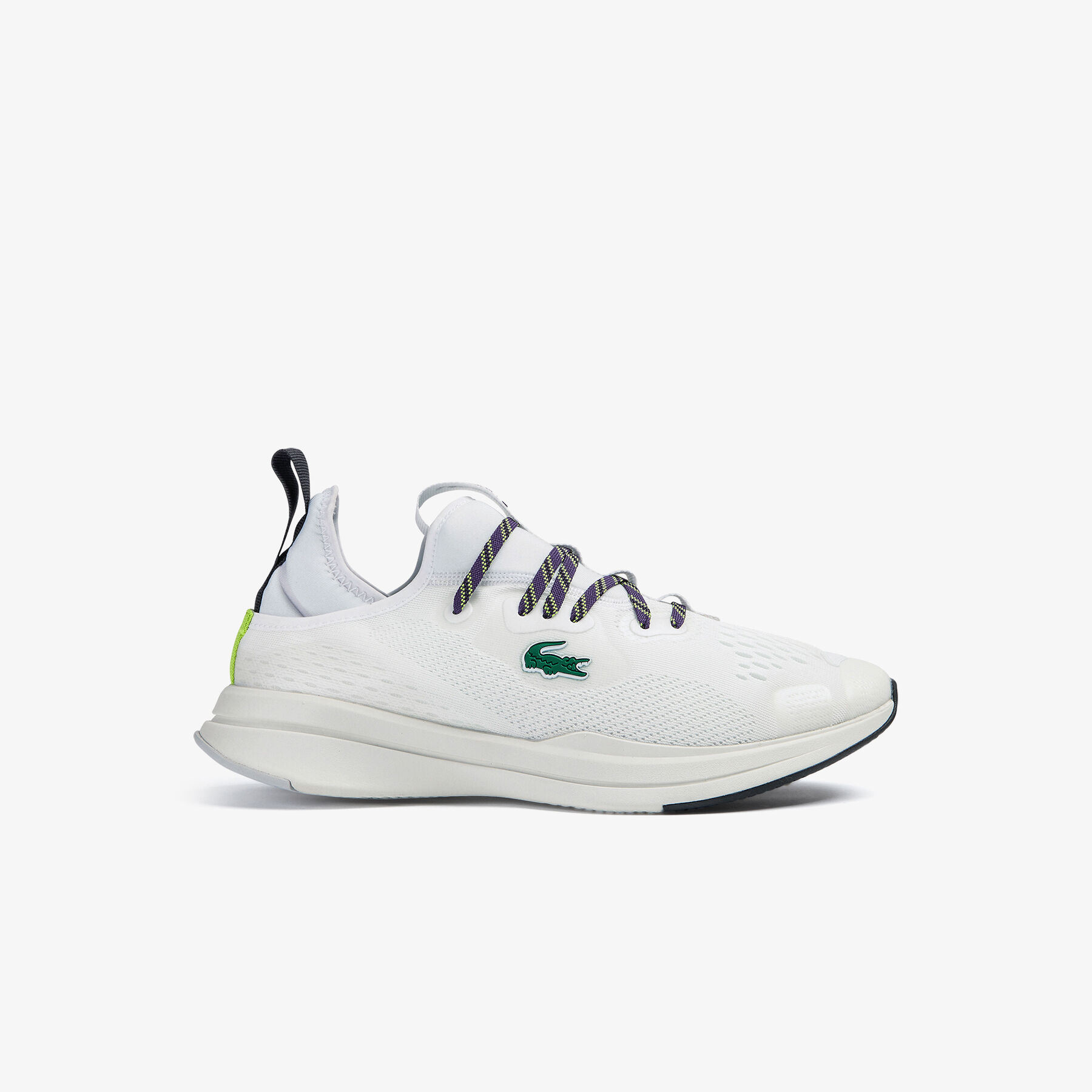 men s lacoste run spin comfort textile trainers