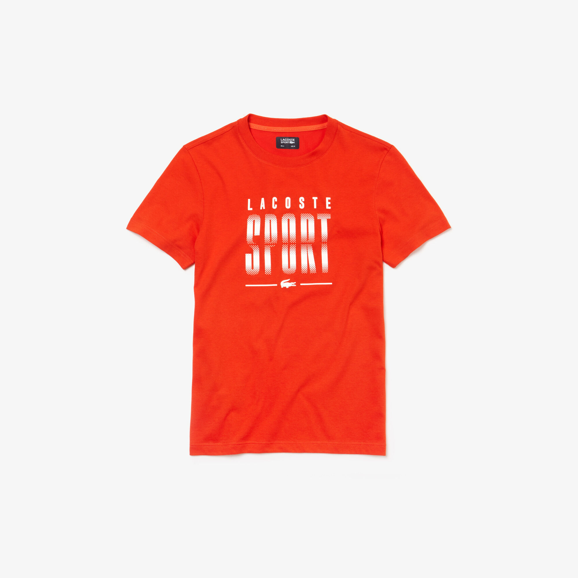 Men's Lacoste SPORT Crew Neck Lettered Tech Jersey Tennis T-shirt Men's Lacoste SPORT Crew Neck Lettered Tech Jersey Tennis T-shirt